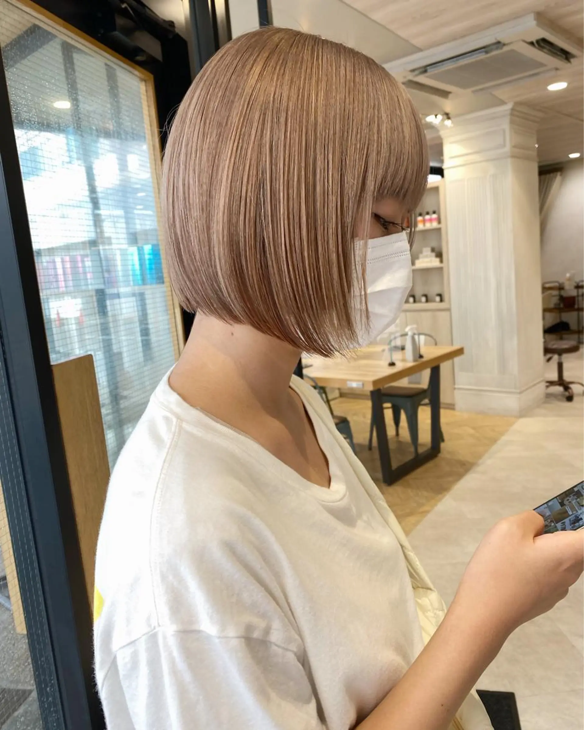 ミディアム カラー ダブルカラー ブリーチ/kaitoのヘアスタイル