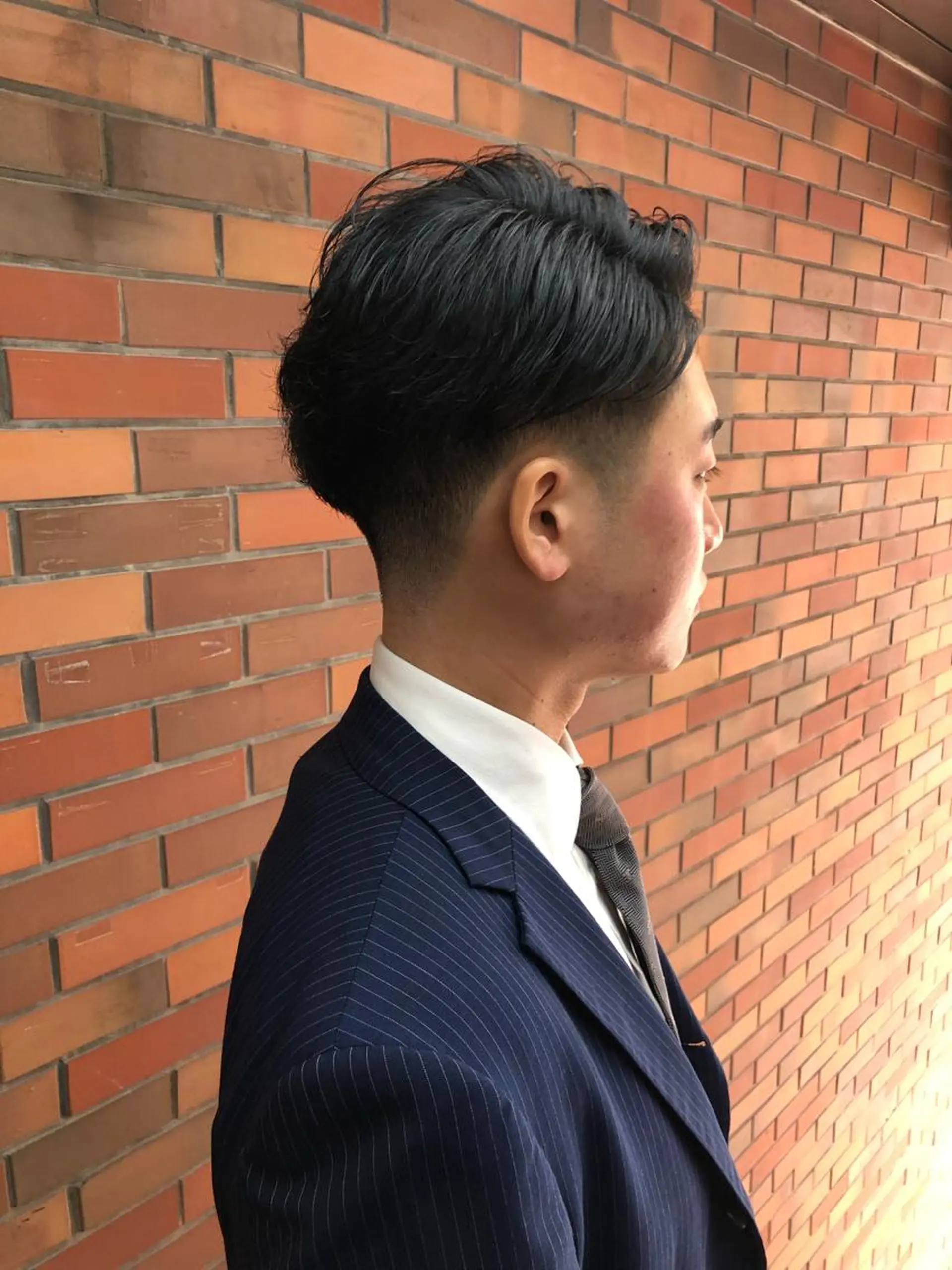 メンズ ビジネス フェードカット ⭐️TOSHIKI メンズパーマオタク⭐のヘアスタイル