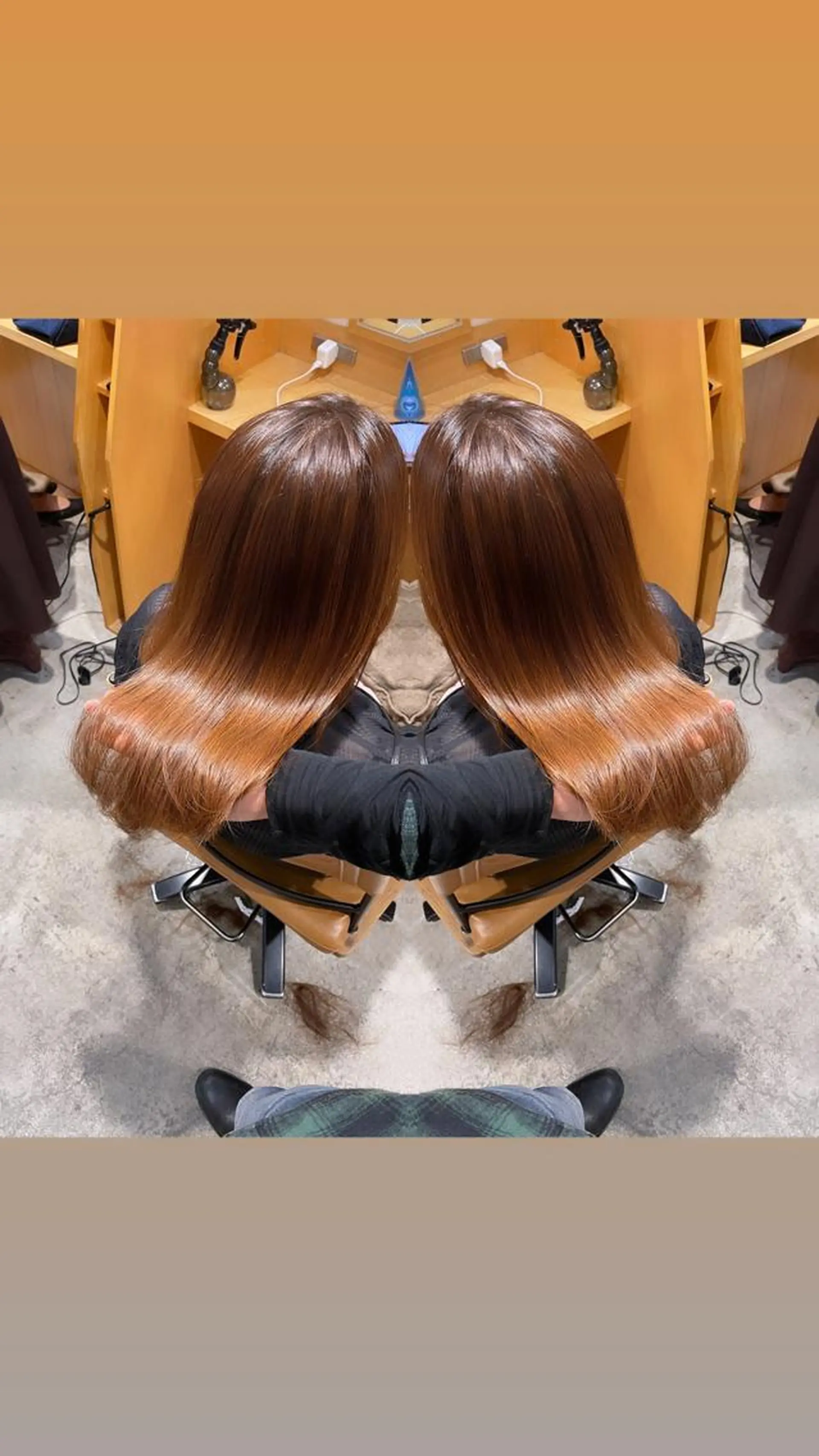 ロング カラー ブリーチ 髪質改善 縮毛矯正 トリートメント 酸熱トリートメント 《髪質改善✖️オリー ブ🧸》小嶋拓也のヘアスタイル