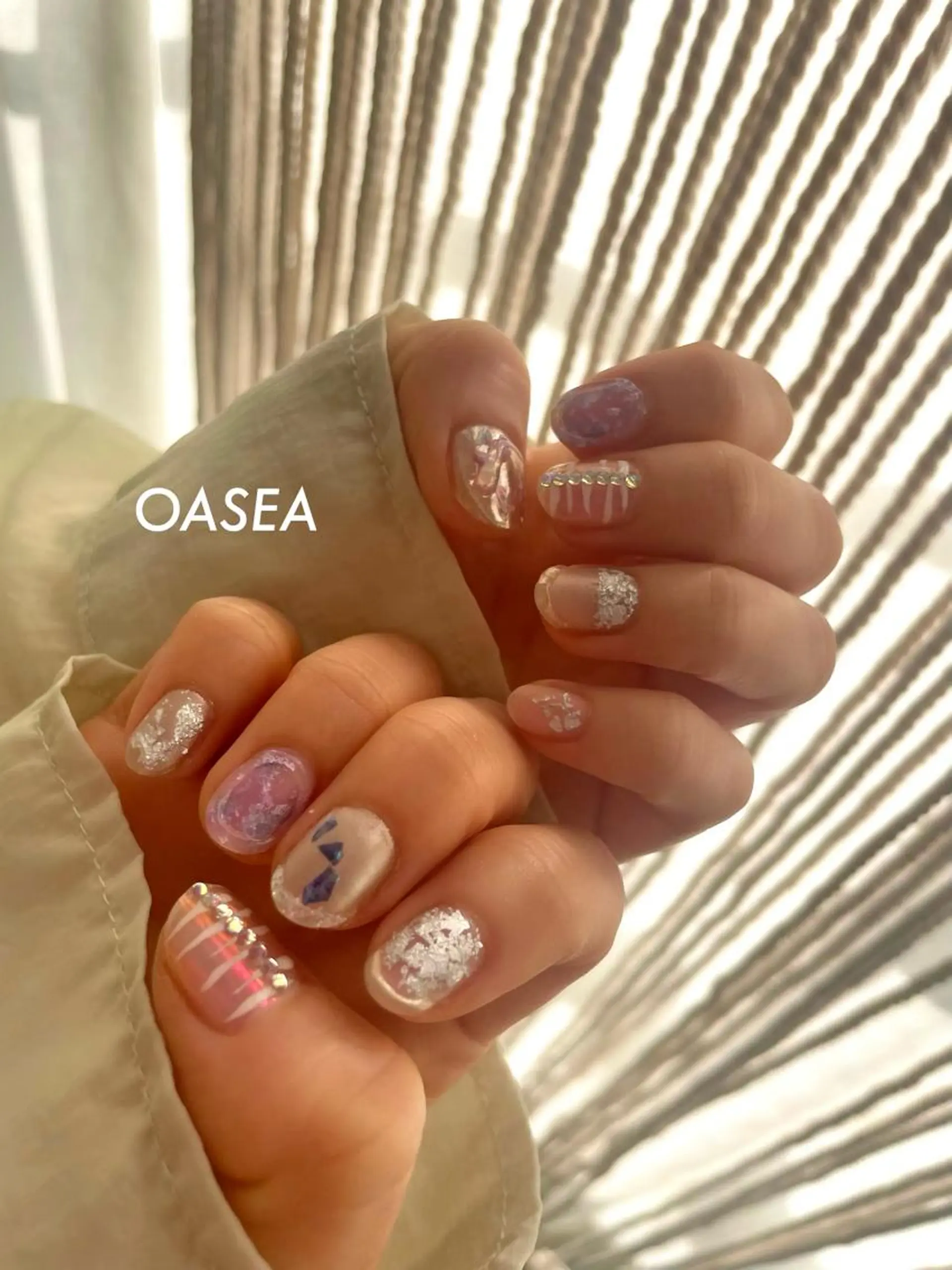 ネイル ハンドネイル 🌞💜 KAORI 🌴のネイルデザイン