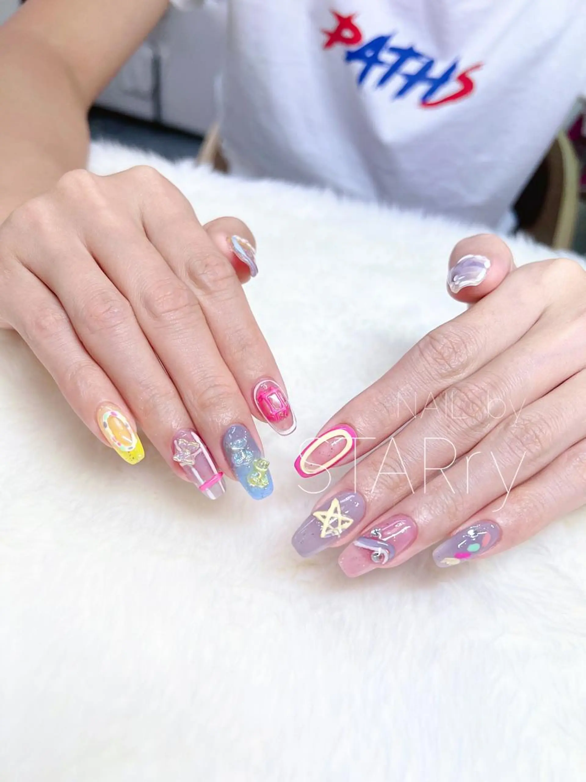 ネイル アートネイル ジェルネイル ニュアンスネイル パラジェル シンプルネイル NAIL by STARry 川口のネイルデザイン