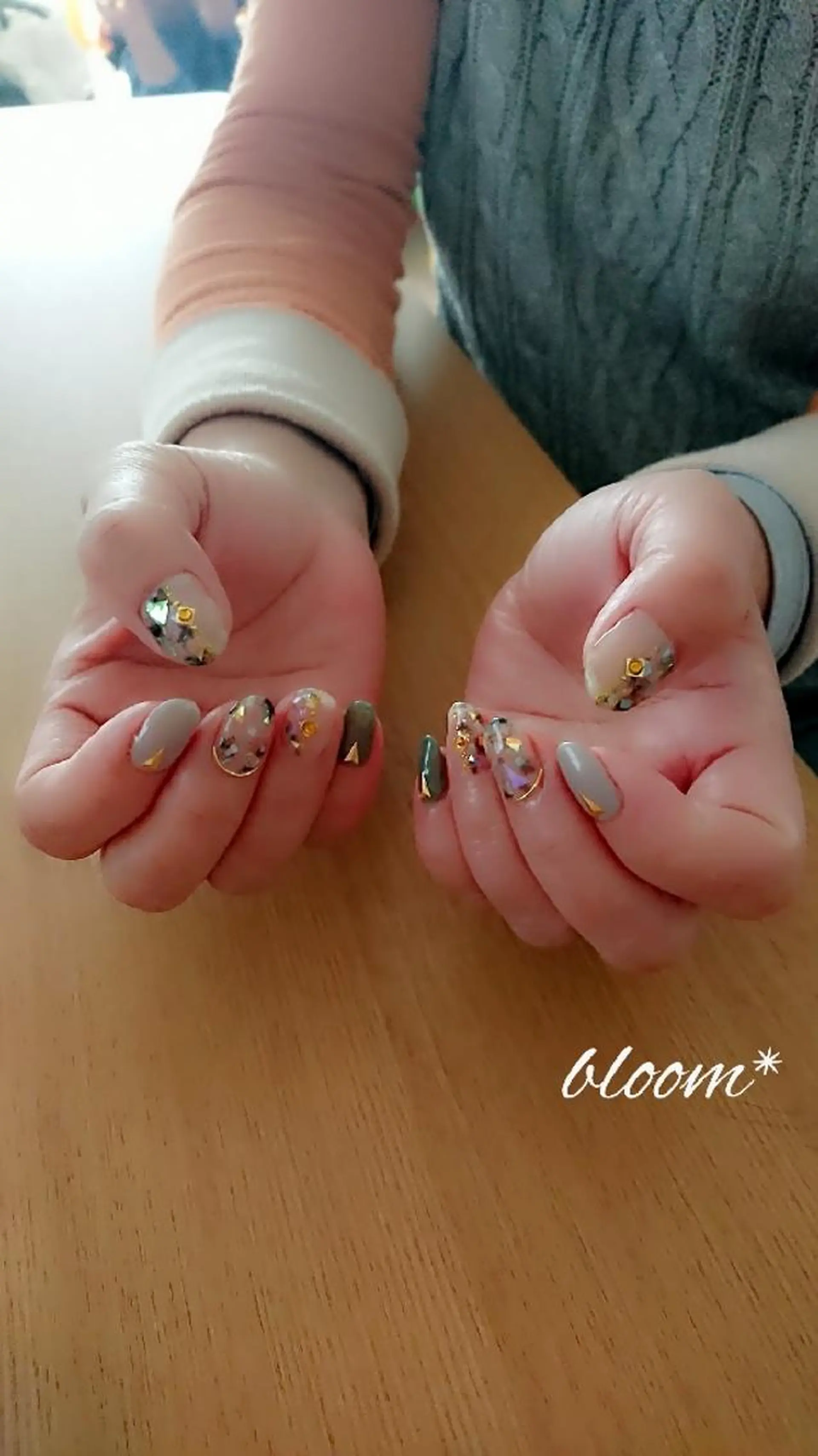 ネイル べっ甲ネイル bloom *のネイルデザイン