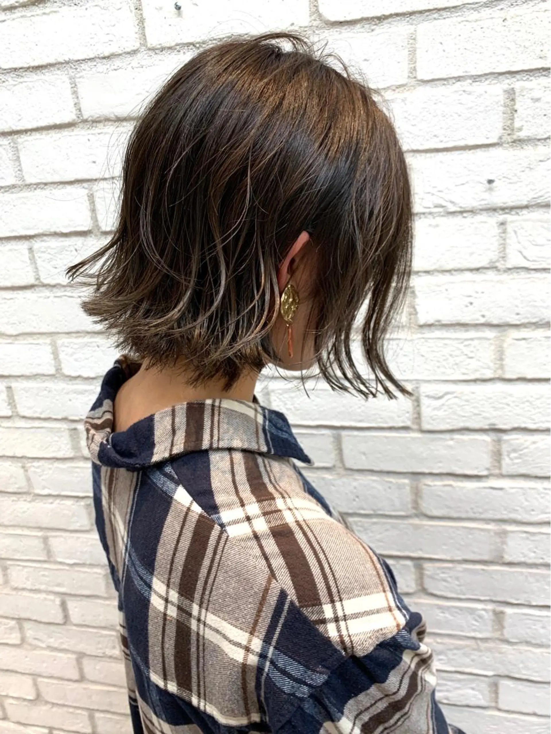 ショート カラー 透明感カラー ショートヘア 外ハネヘア Silk-lei【銀座店】所属・銀座/美髪縮毛矯正 /髪質改善/山本翔華のヘアスタイル