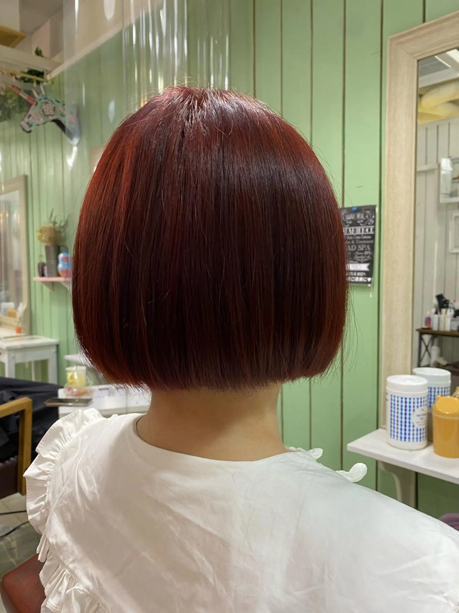 ショート ボブ 🩶西 雪乃/透明感 くすみカラー🫧のヘアスタイル