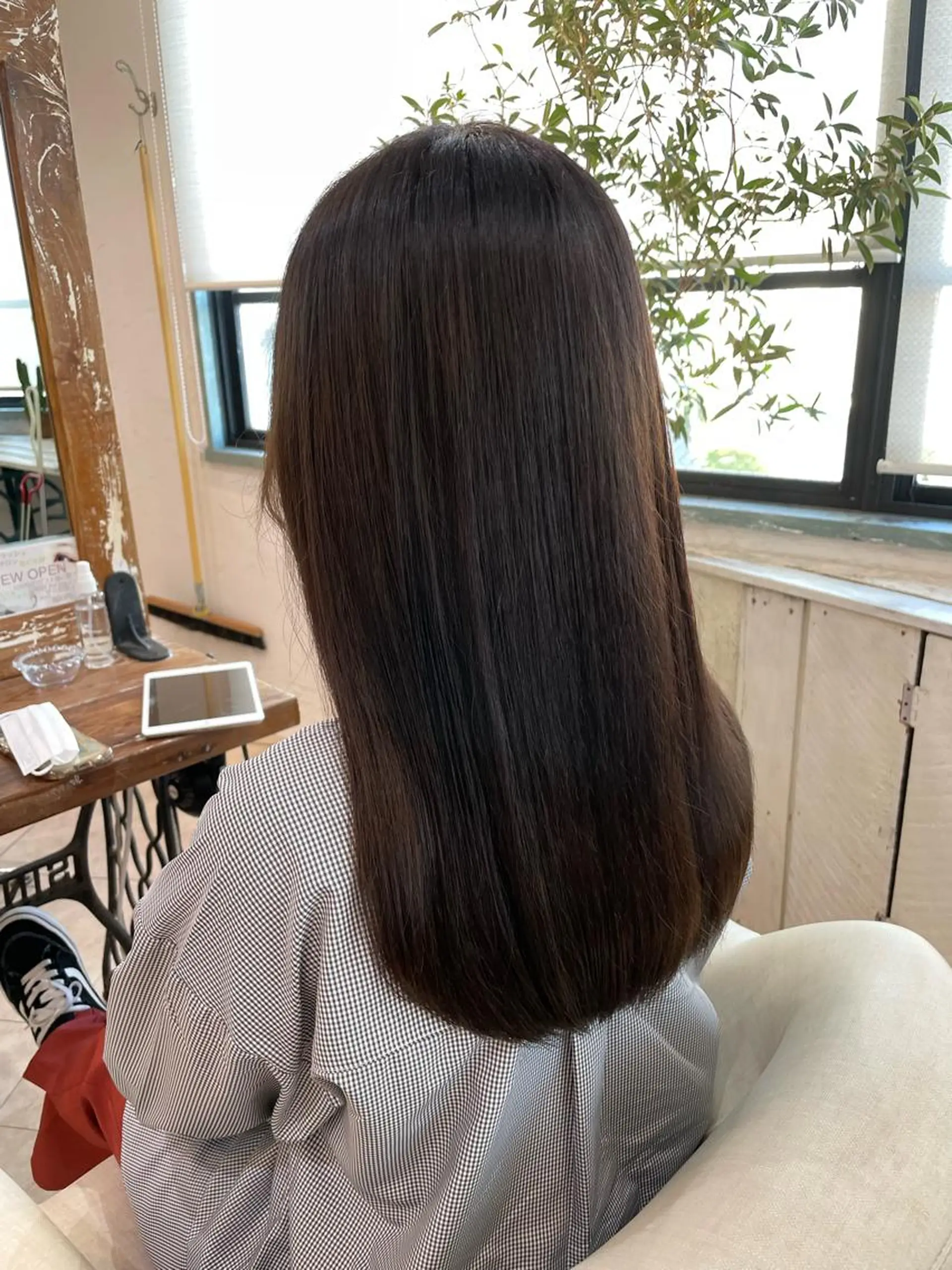 セミロング カラー あしかが ゆいとのヘアスタイル