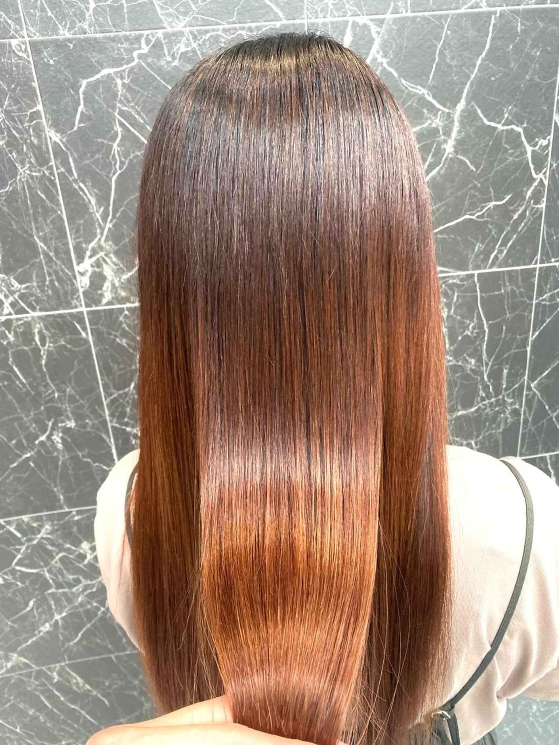 ロング 🔸縮毛矯正/髪質 改善カラー石崎🔸のヘアスタイル