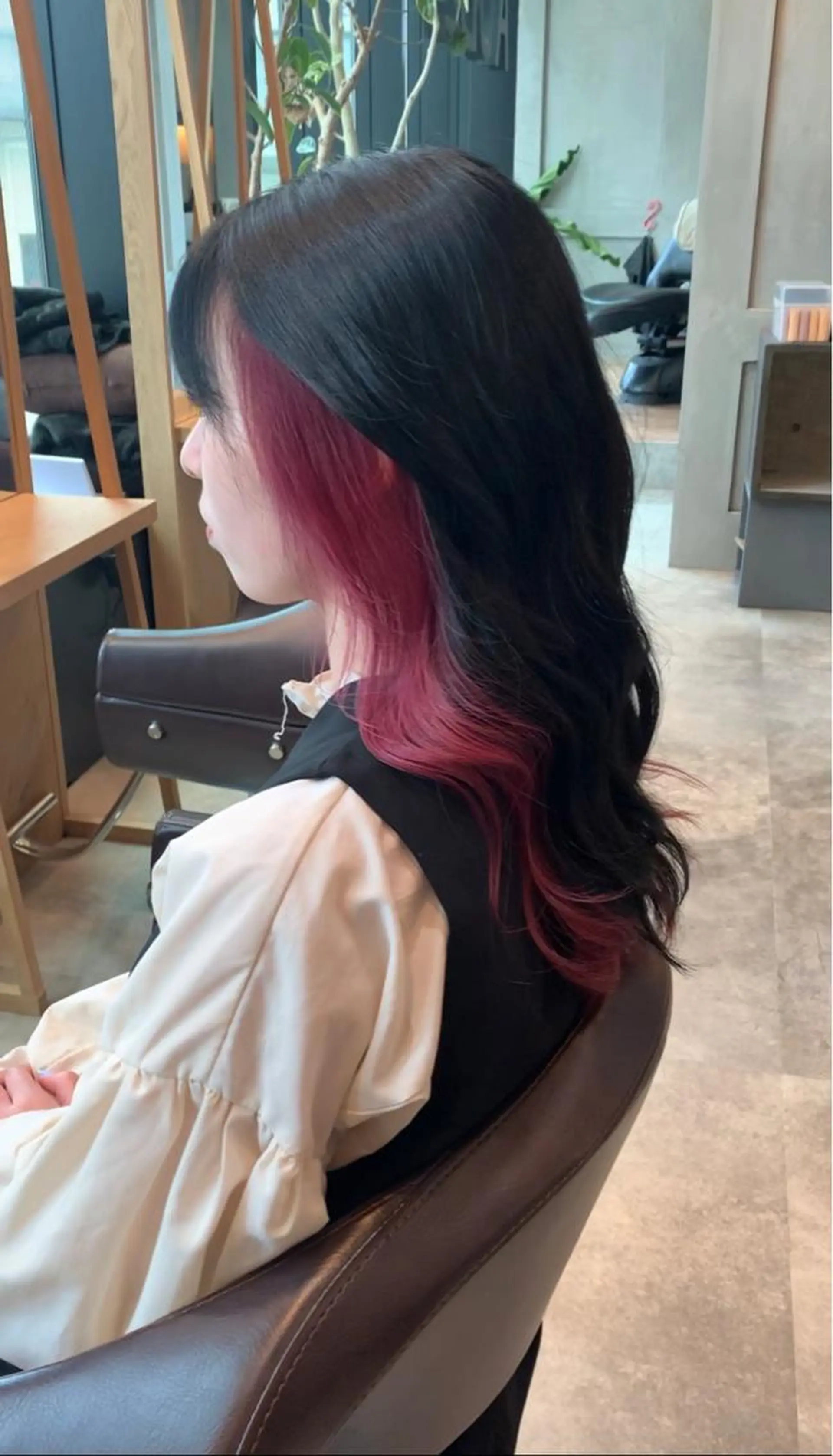 ロング カラー ヘアカラー トリートメント 🫧髪質改善 講師🫧🍎幹細胞のヘアスタイル