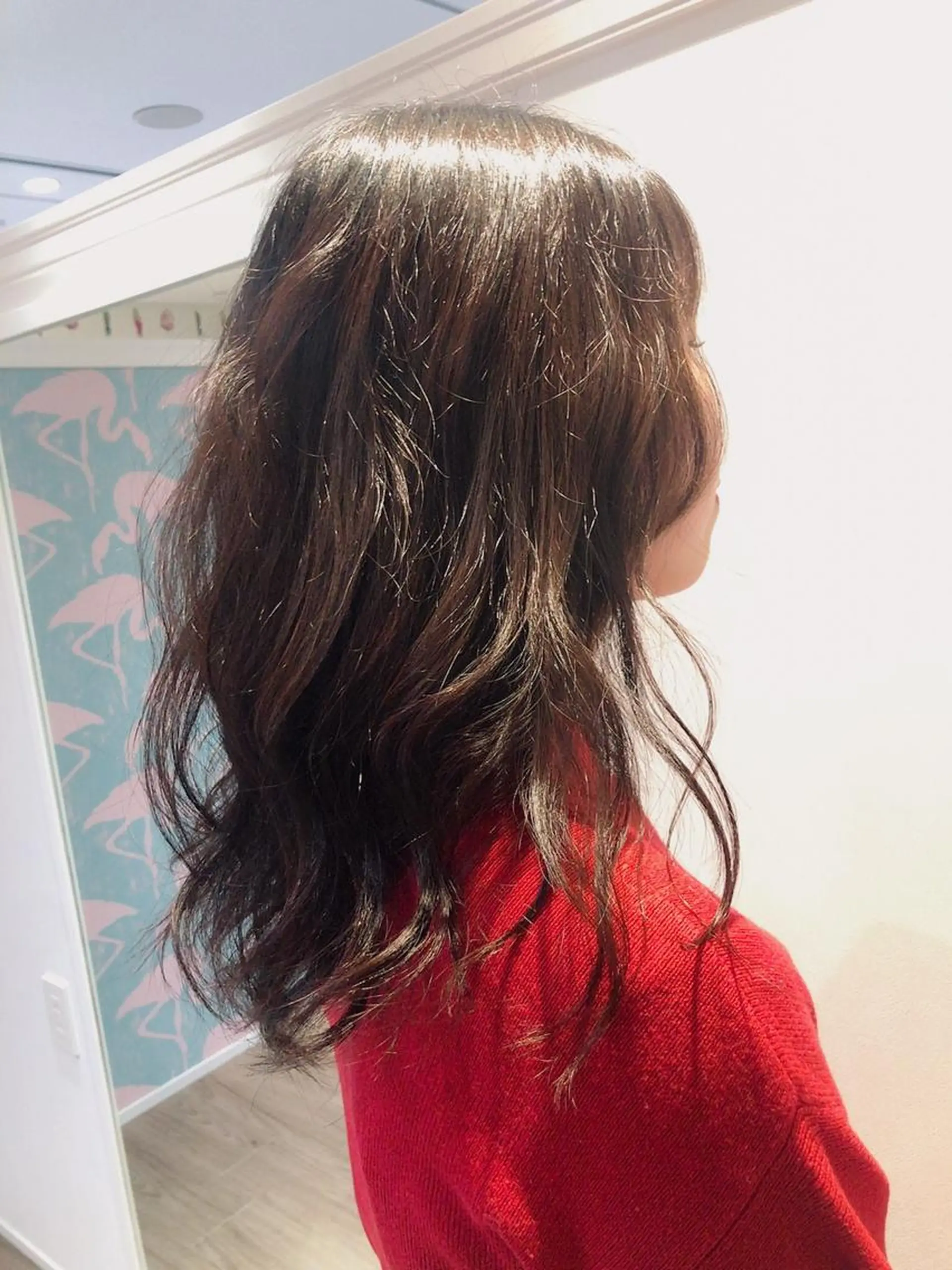 セミロング コトネ🫧 韓国風レイヤーカットのヘアスタイル