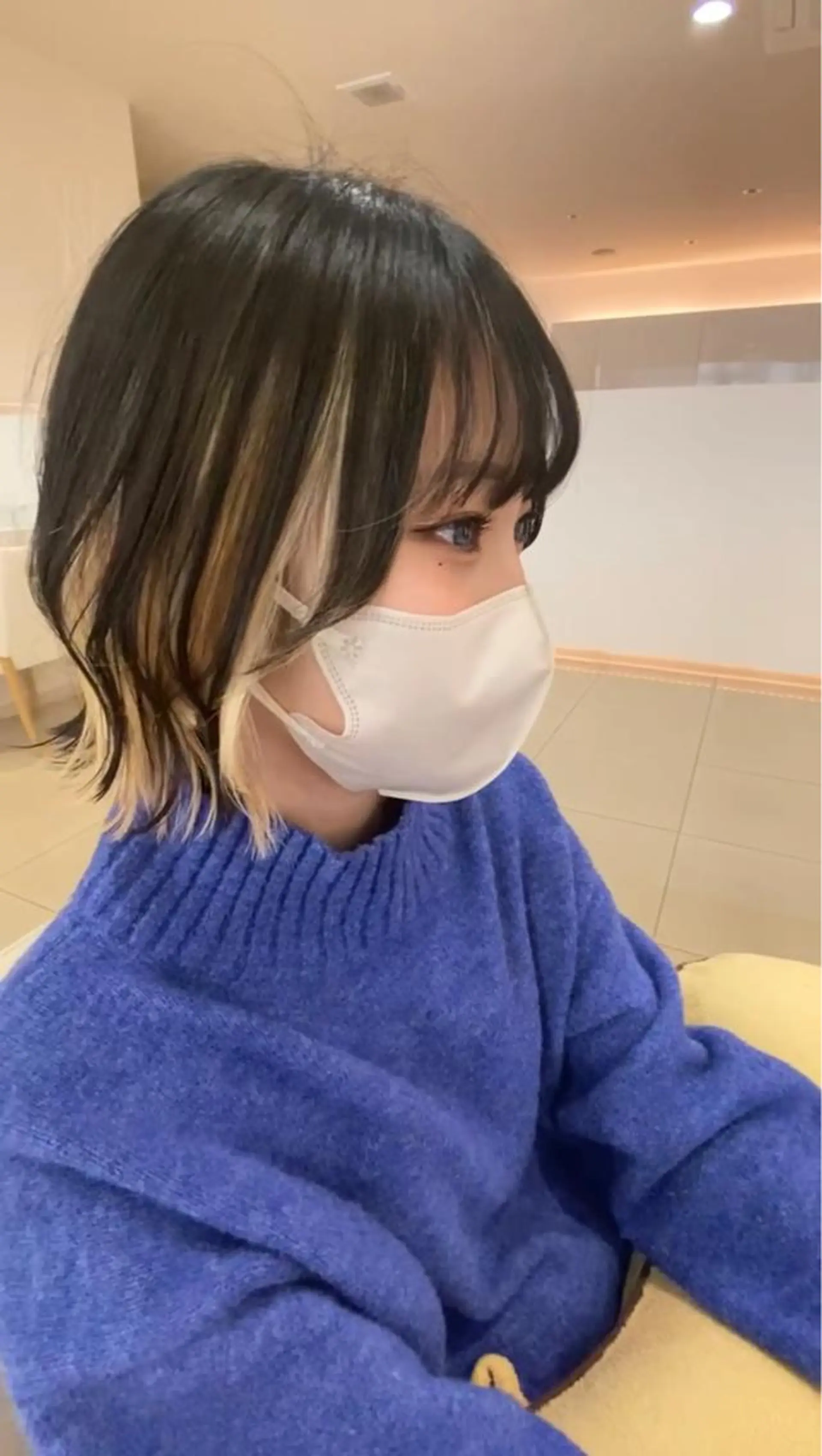 ミディアム カラー ベージュカラー ホワイトベージュ ヘアカラー トリートメント プルエクステ/透明感 カラー✨KAZUKIのヘアスタイル