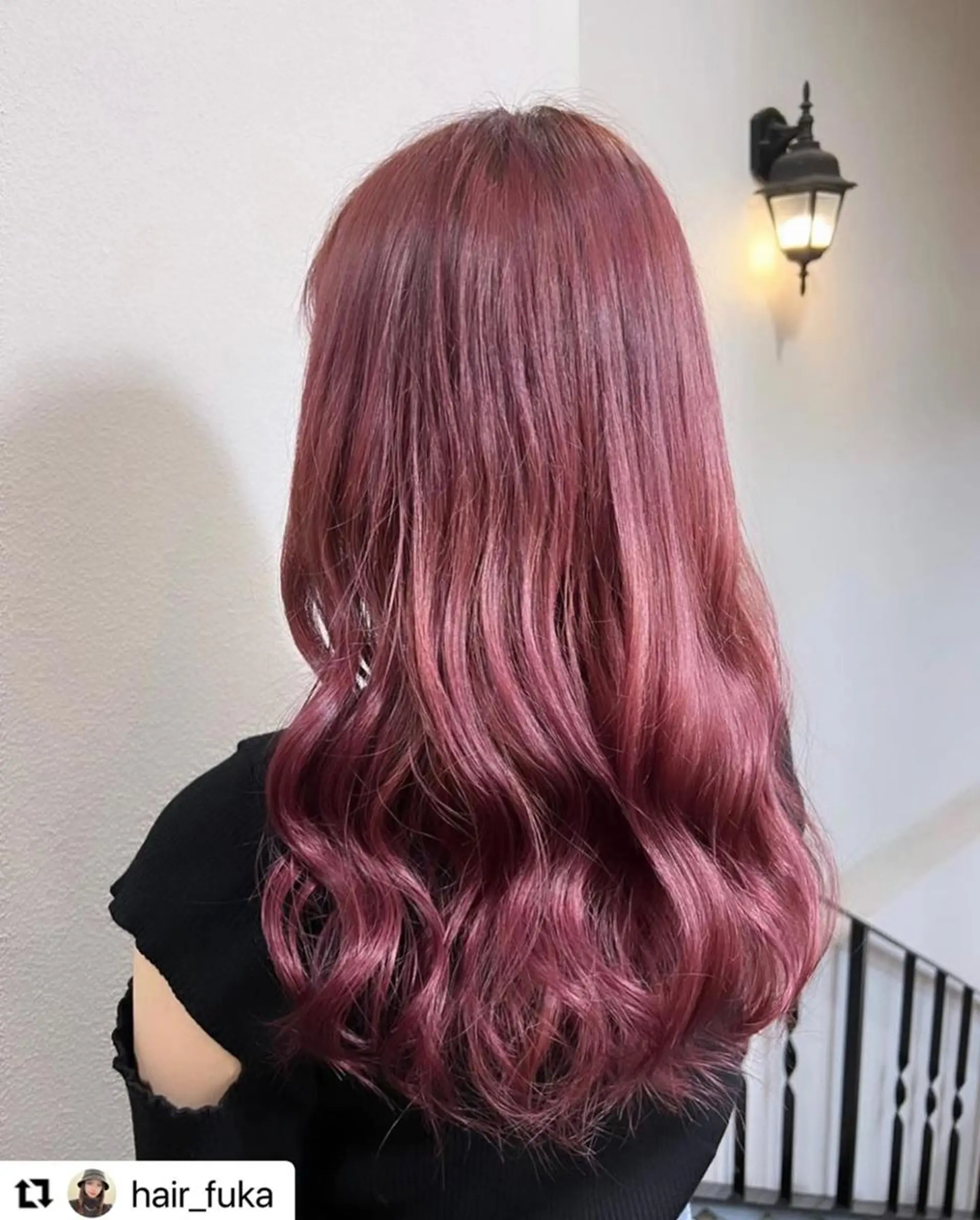 ミディアム カラー メンズ ピンクカラー 🩷Eny terrace🩷のヘアスタイル