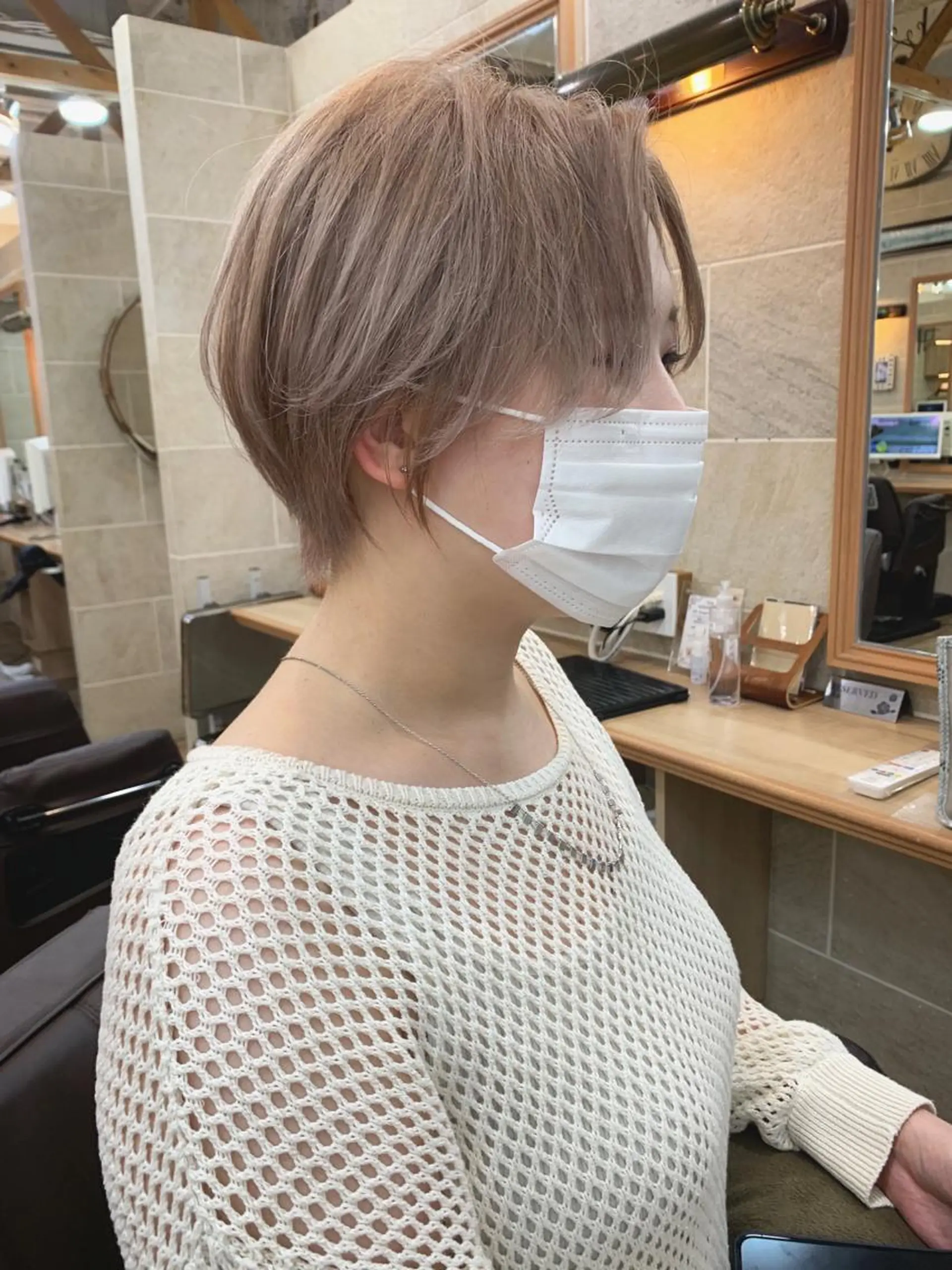 ショート ハンサムショート ショートヘア カット ヘアカラー トリートメント 平尾 拓也のヘアスタイル