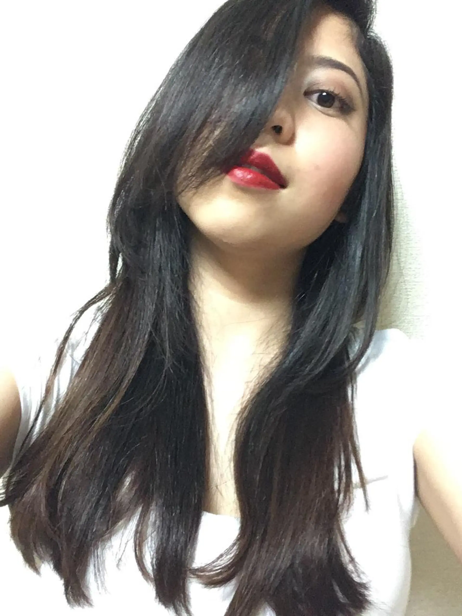 ロング 武田涼レイヤーカット 髪質改善×縮毛矯正のヘアスタイル