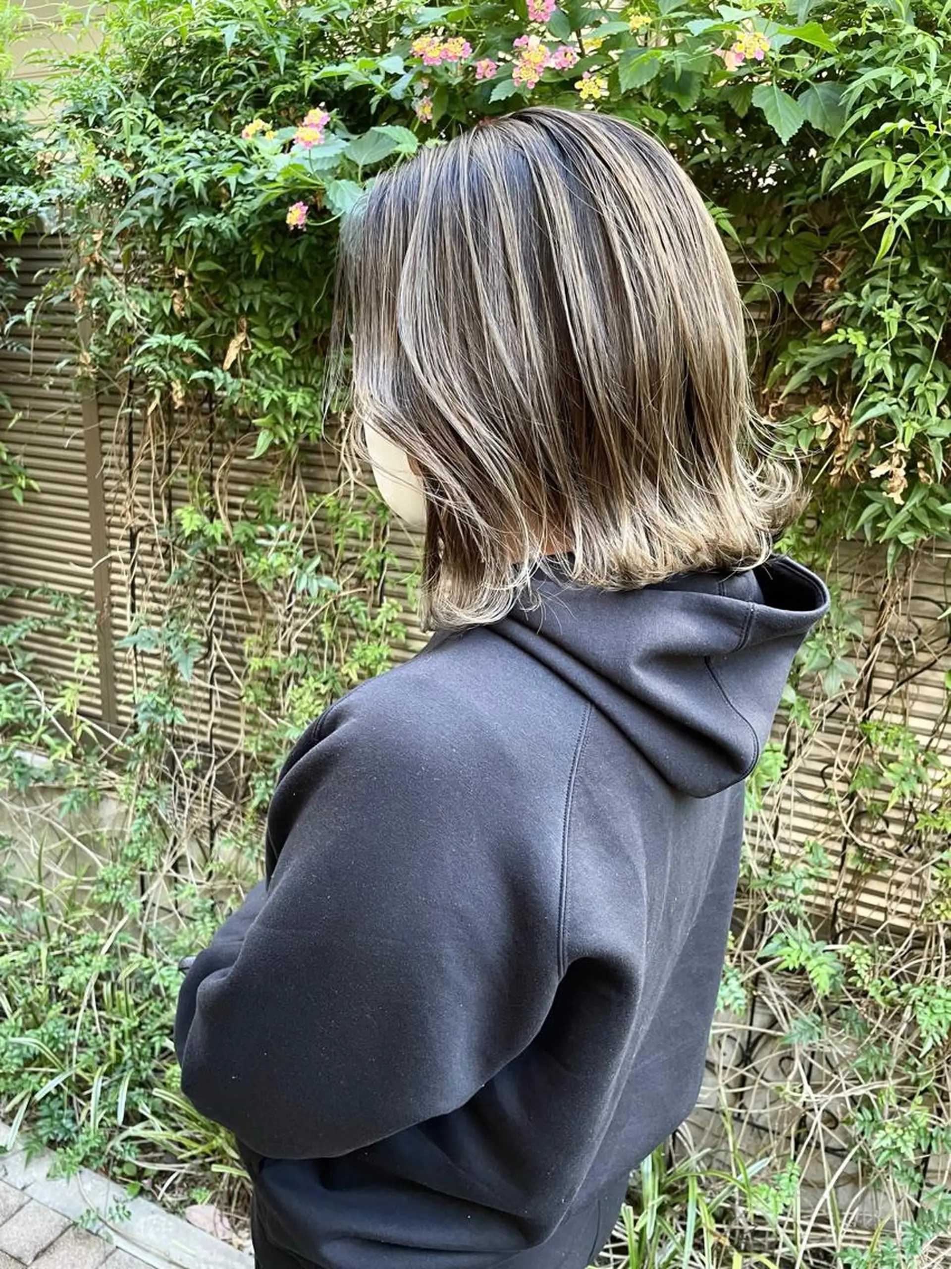 ミディアム カラー 髪質改善will hairdesignのヘアスタイル