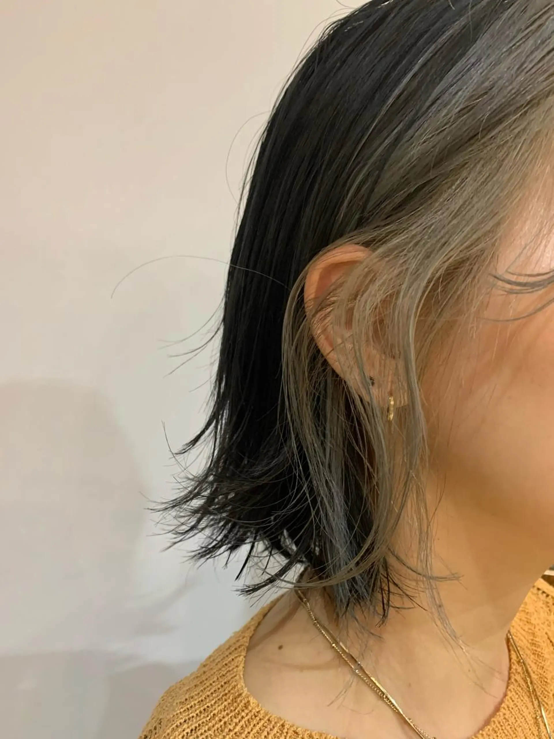 ショート カラー ミストバング ダブルカラー  フェイスフレーミング 宮嶋 勇輔のヘアスタイル