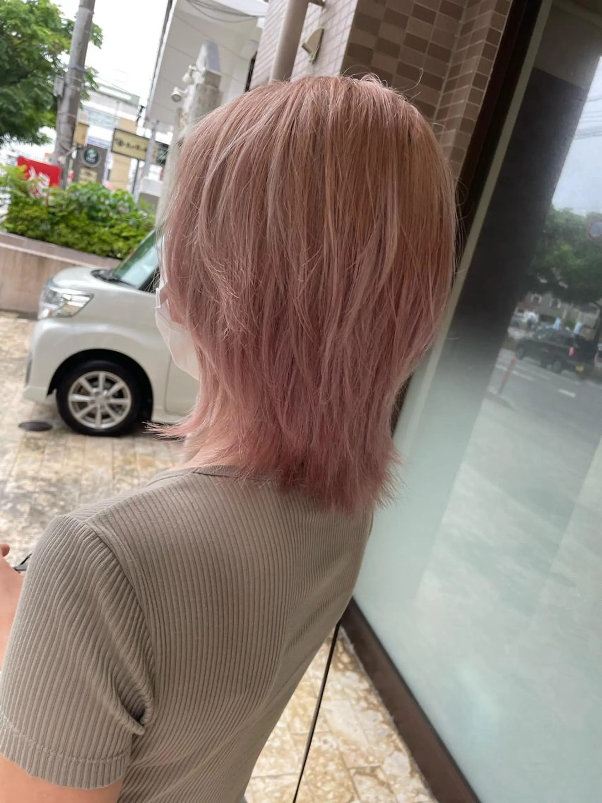 ショート ウルフカット ヘアカラー and K所属・and K 那覇小禄店のヘアスタイル