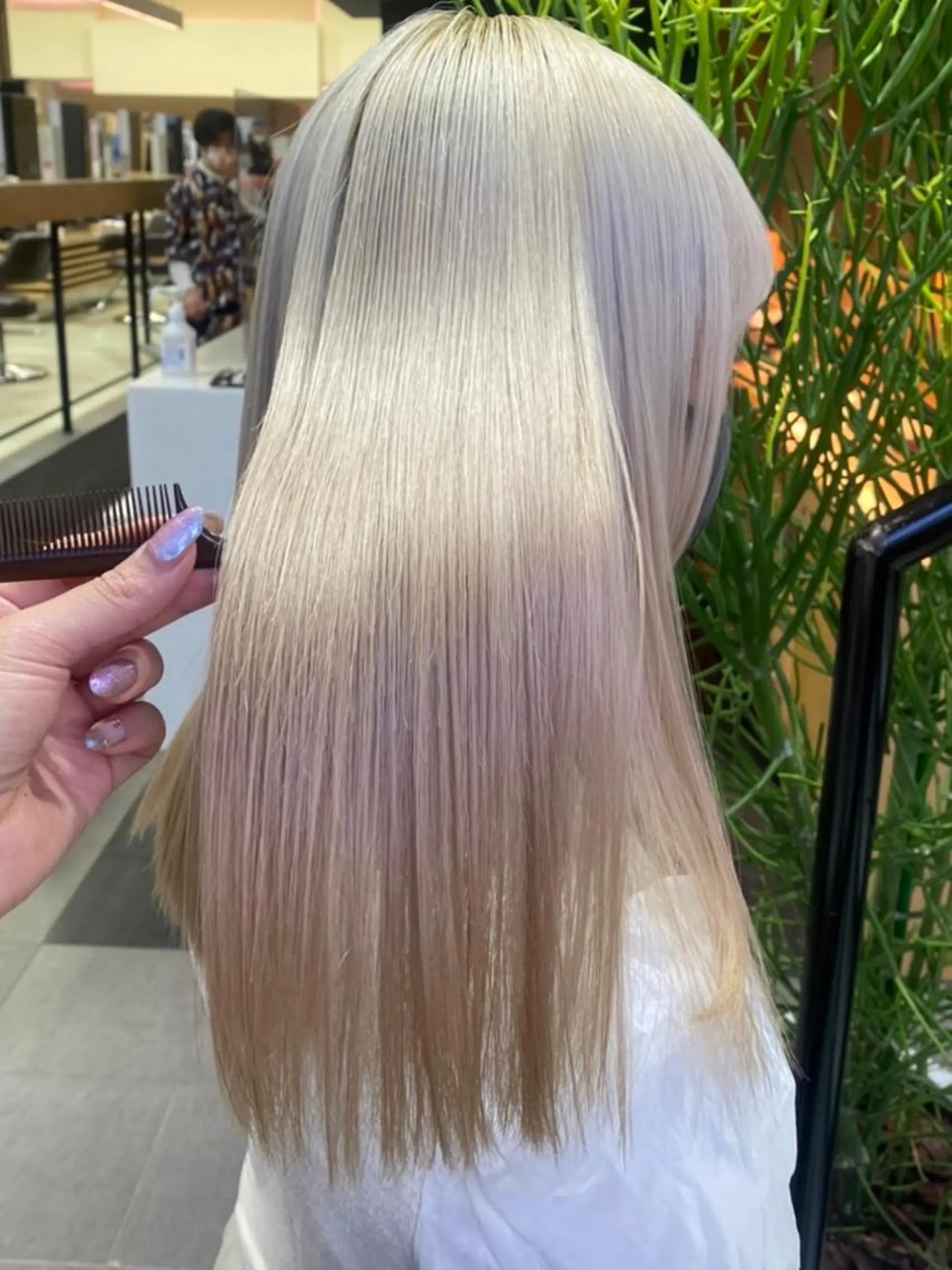 ロング カラー 【 ﾈｲﾘｽﾄ&ｱｲ ﾘｽﾄ】キヨカのネイルデザイン