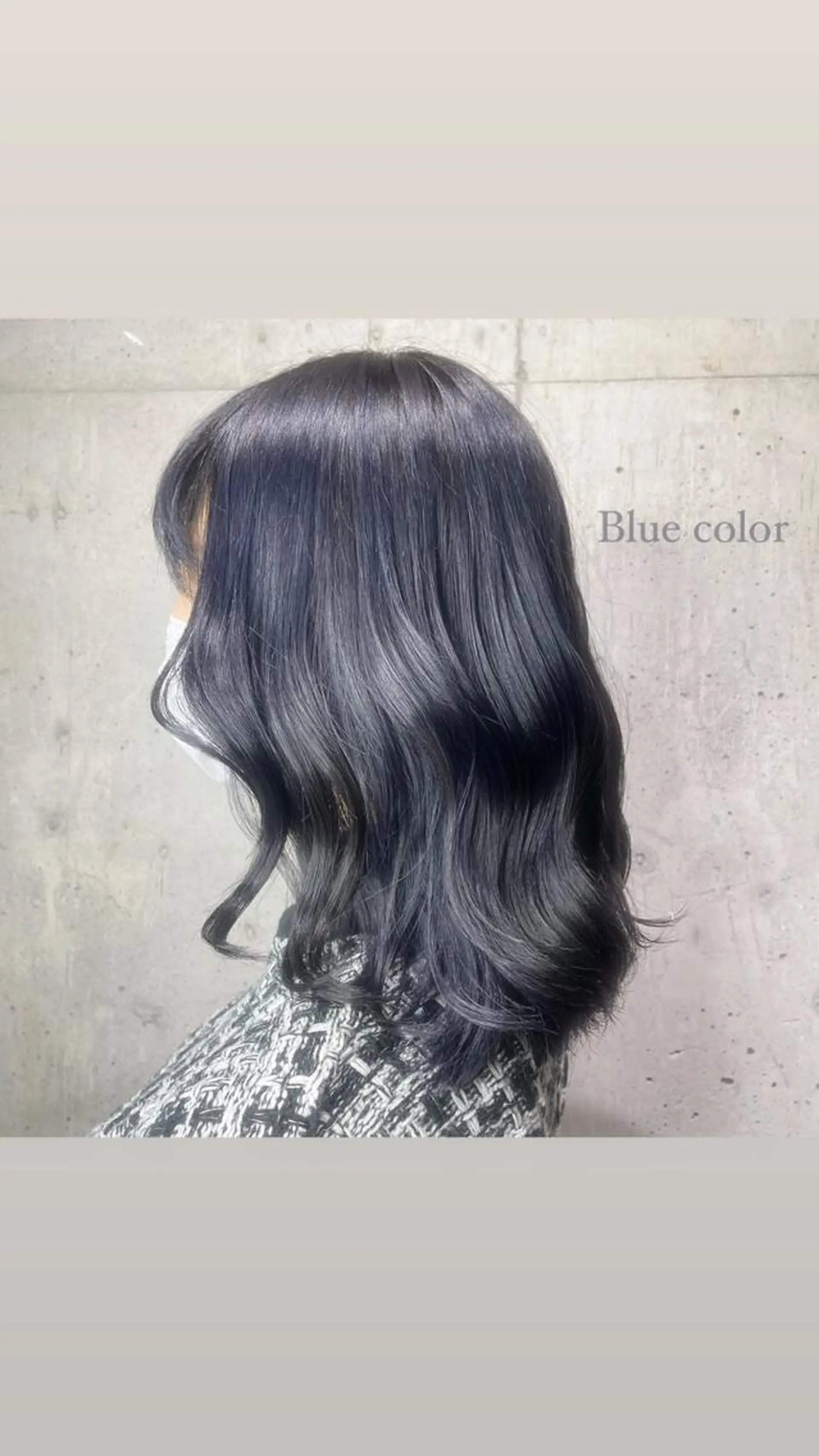 セミロング カラー パーマ ヘアアレンジ メンズ ブルーカラー ボブヘアカット Rikapi❤️のヘアスタイル