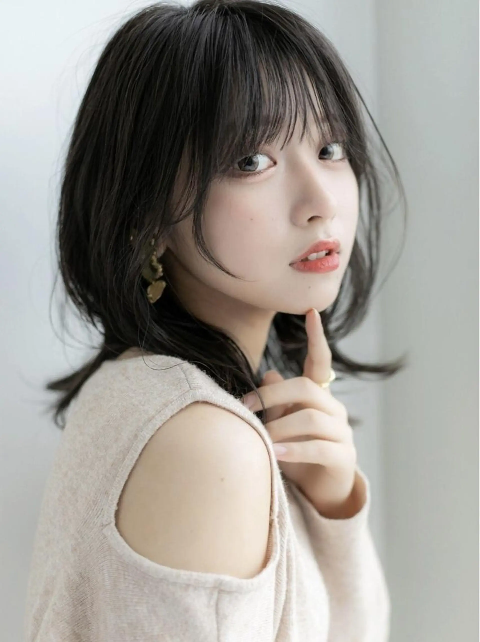 ミディアム カット POCKET大宮所属・韓国カット/新保 辰明/大宮美容室のヘアスタイル