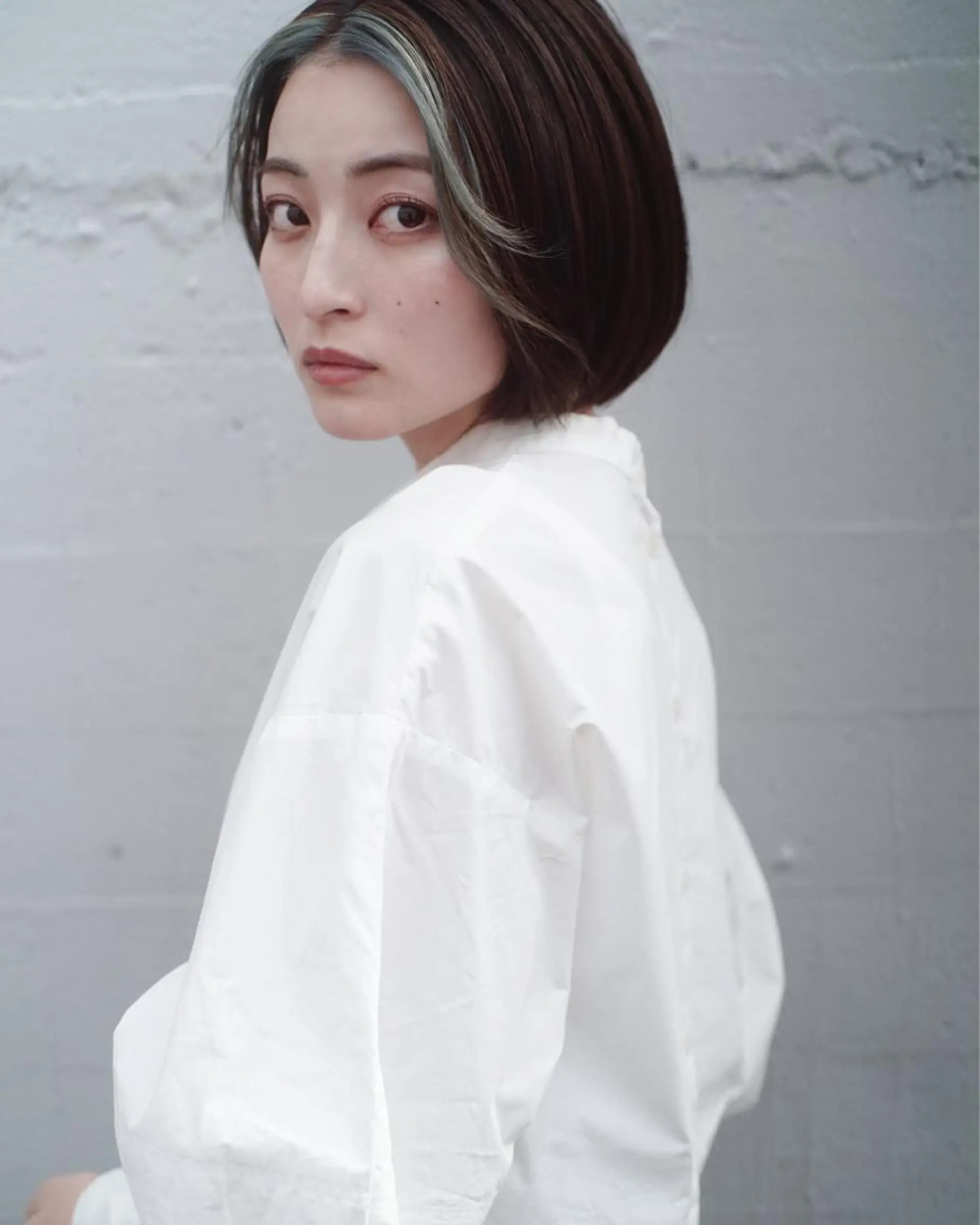 ミディアム カラー バレイヤージュ ベージュカラー ブリーチ ケアブリーチ 透明感カラー カット ヘアカラー トリートメント opus 店長大和 レイヤー/赤み消しのヘアスタイル