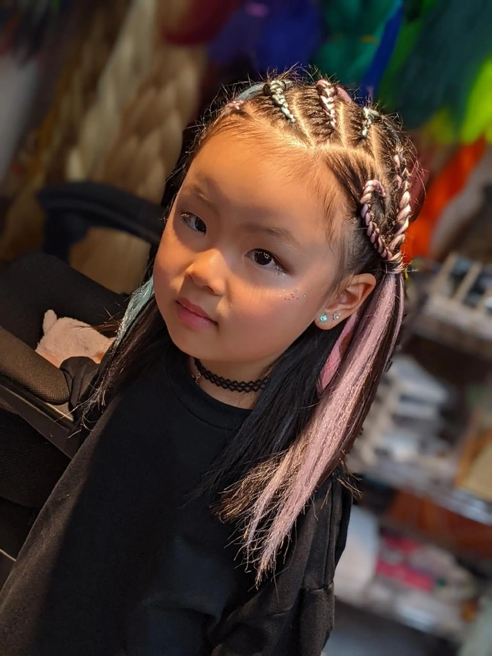 キッズ ヘアアレンジ エクステ scamp ★のヘアスタイル