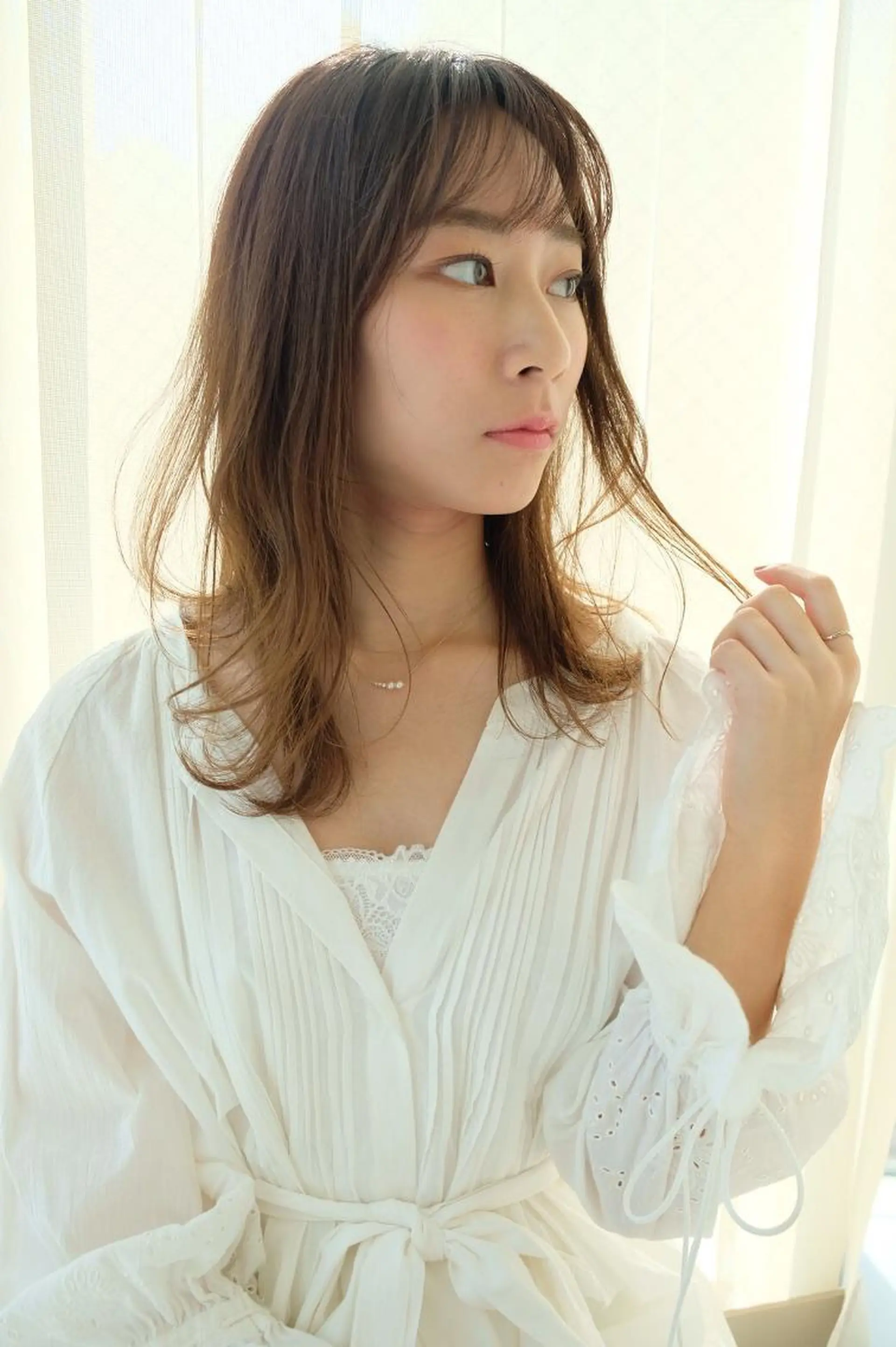 ミディアム 似合わせ艶髪カラー ❤️ハダユミのヘアスタイル