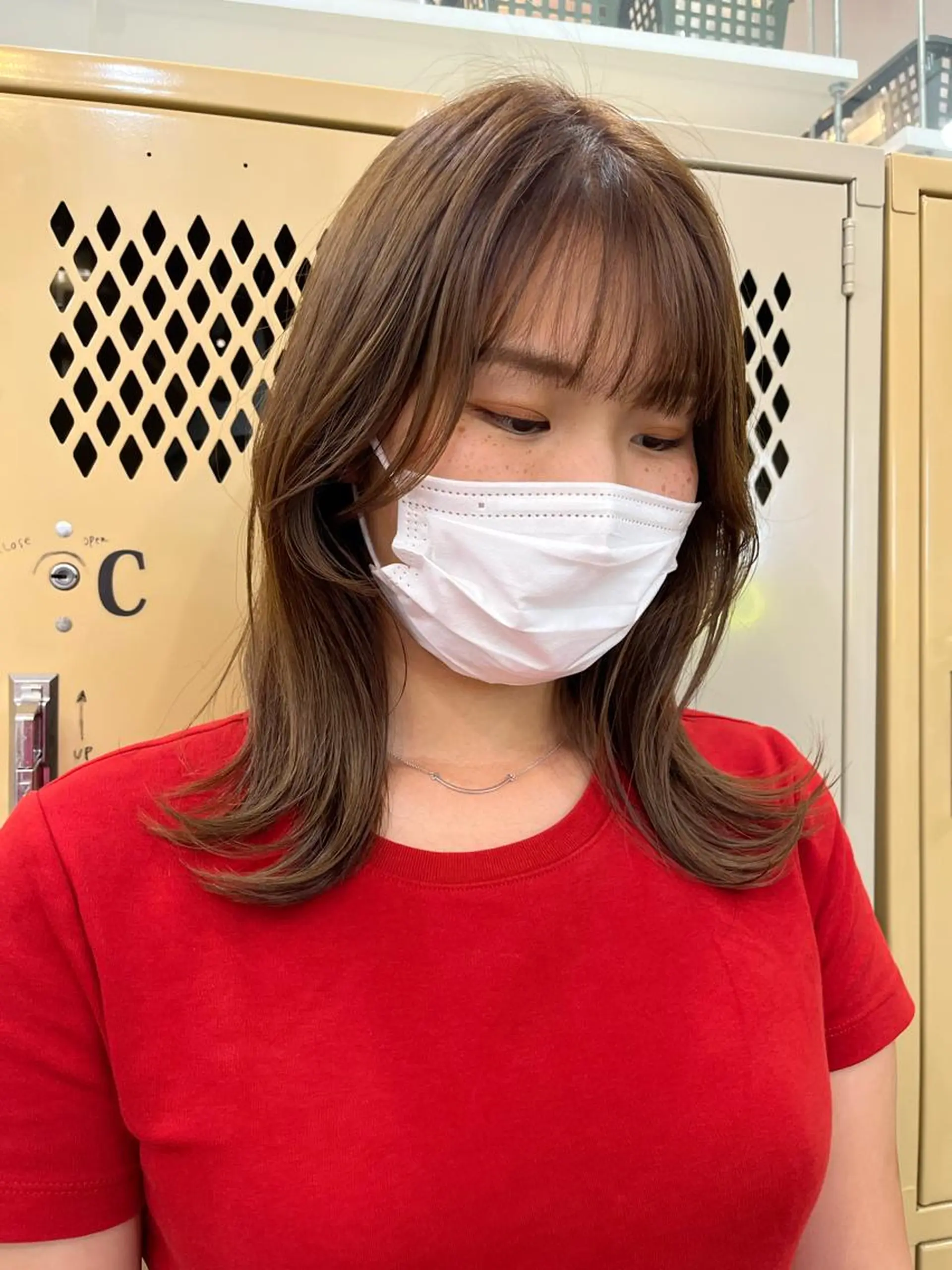 ミディアム カラー カット ヘアカラー トリートメント 🌼sunc HINAMI🌼のヘアスタイル