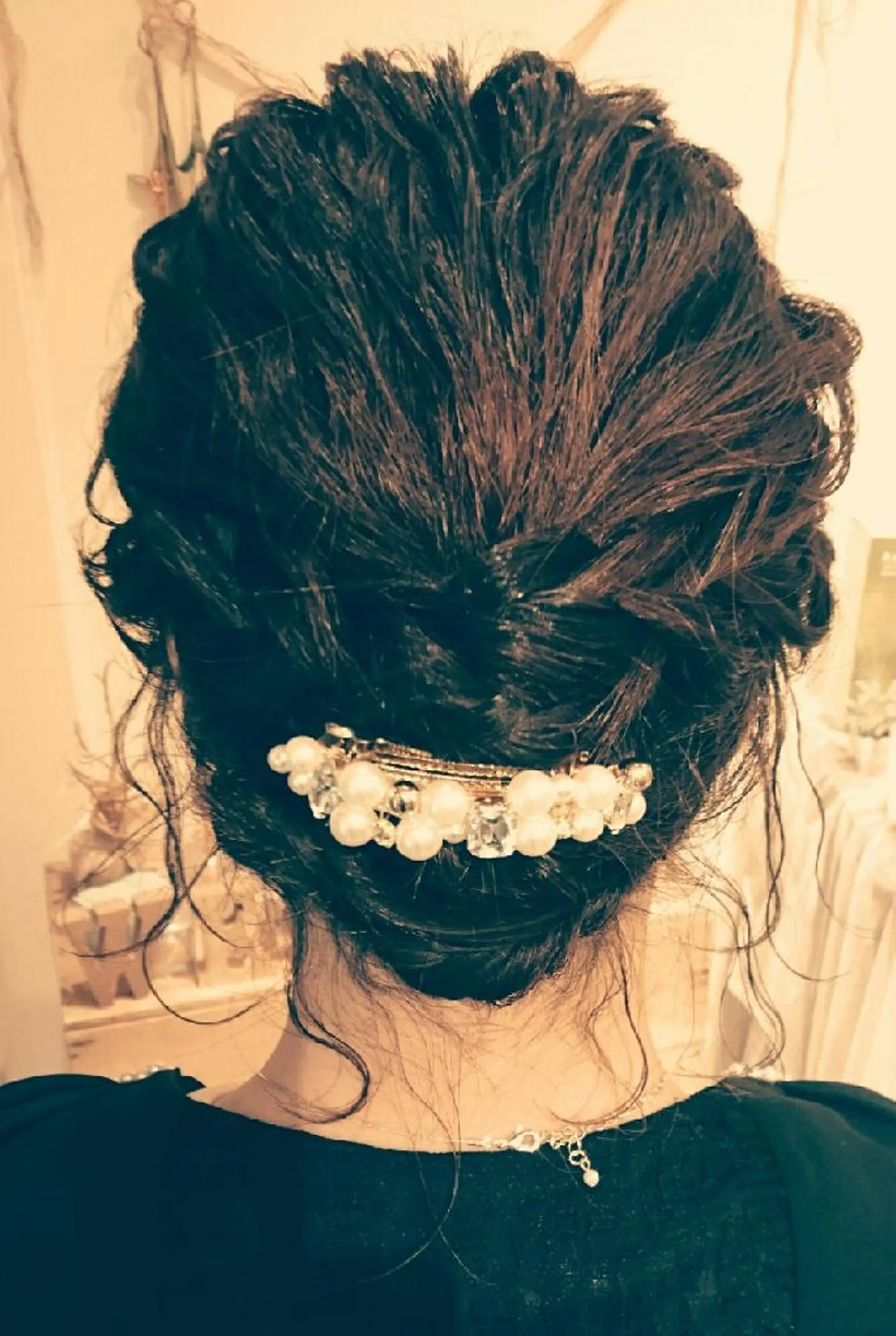 ヘアアレンジ セミロング ヘアセット/髪質改善 /カラー/TADOのヘアスタイル