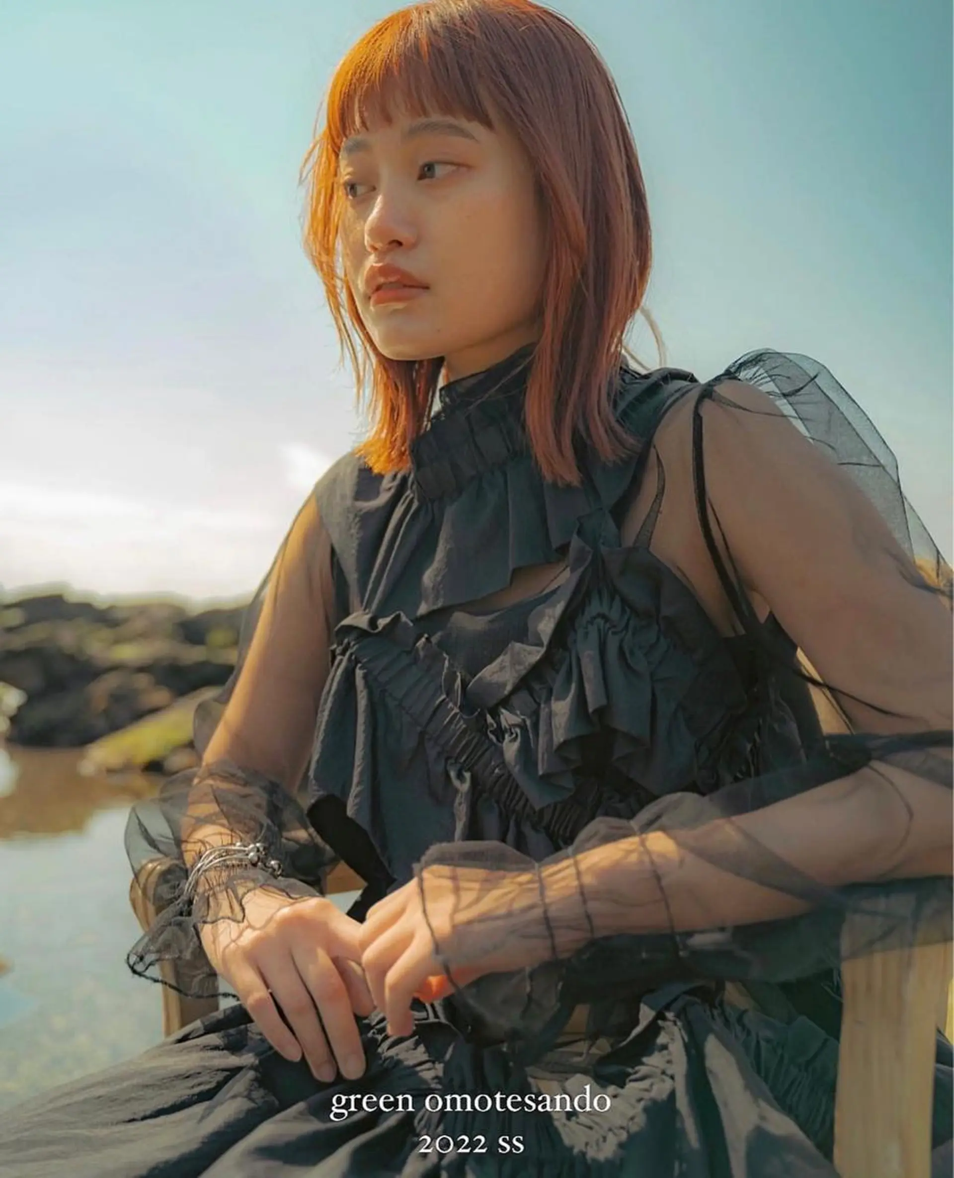 セミロング カラー カット haco＋所属・圧倒的デザイン力 店長🎨RENAのヘアスタイル