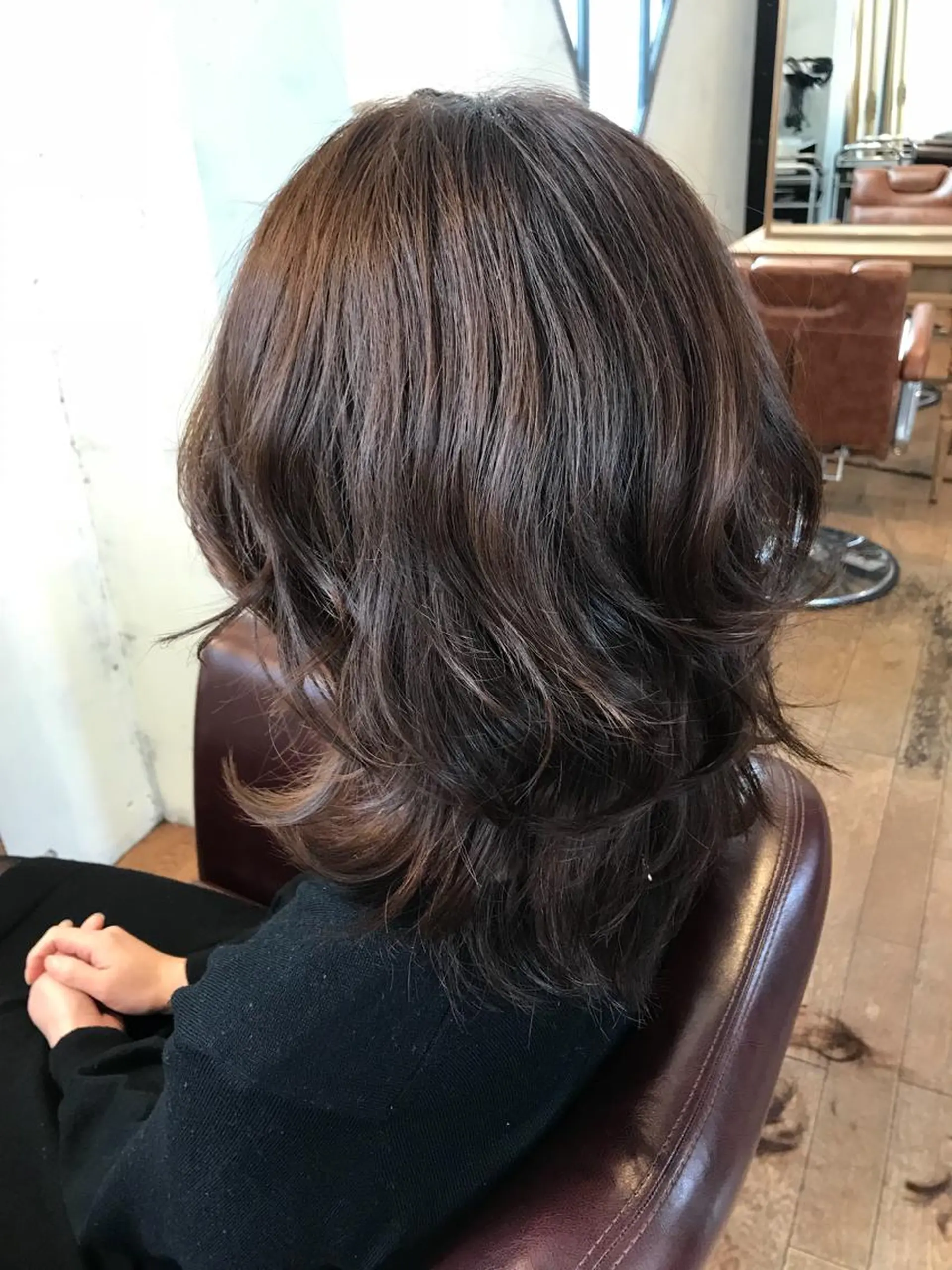 ミディアム カラー ヘアアレンジ トリートメント corona hairdesign KAZUE MAEDA所属・マエダ　カズエ🫶 coronahairのヘアスタイル