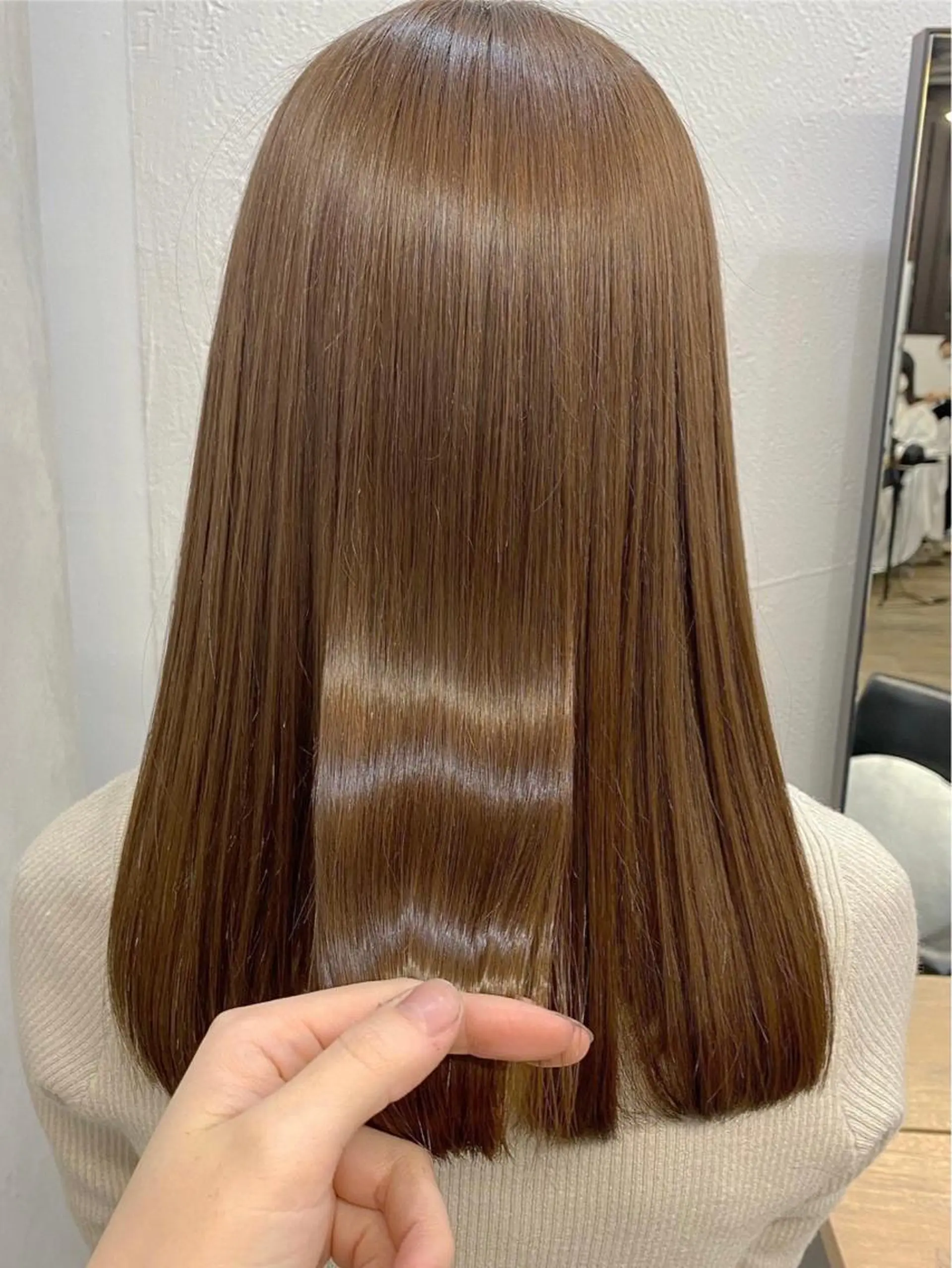 ロング カラー 🧸艶々韓国ヘア 🧁mizunaのヘアスタイル