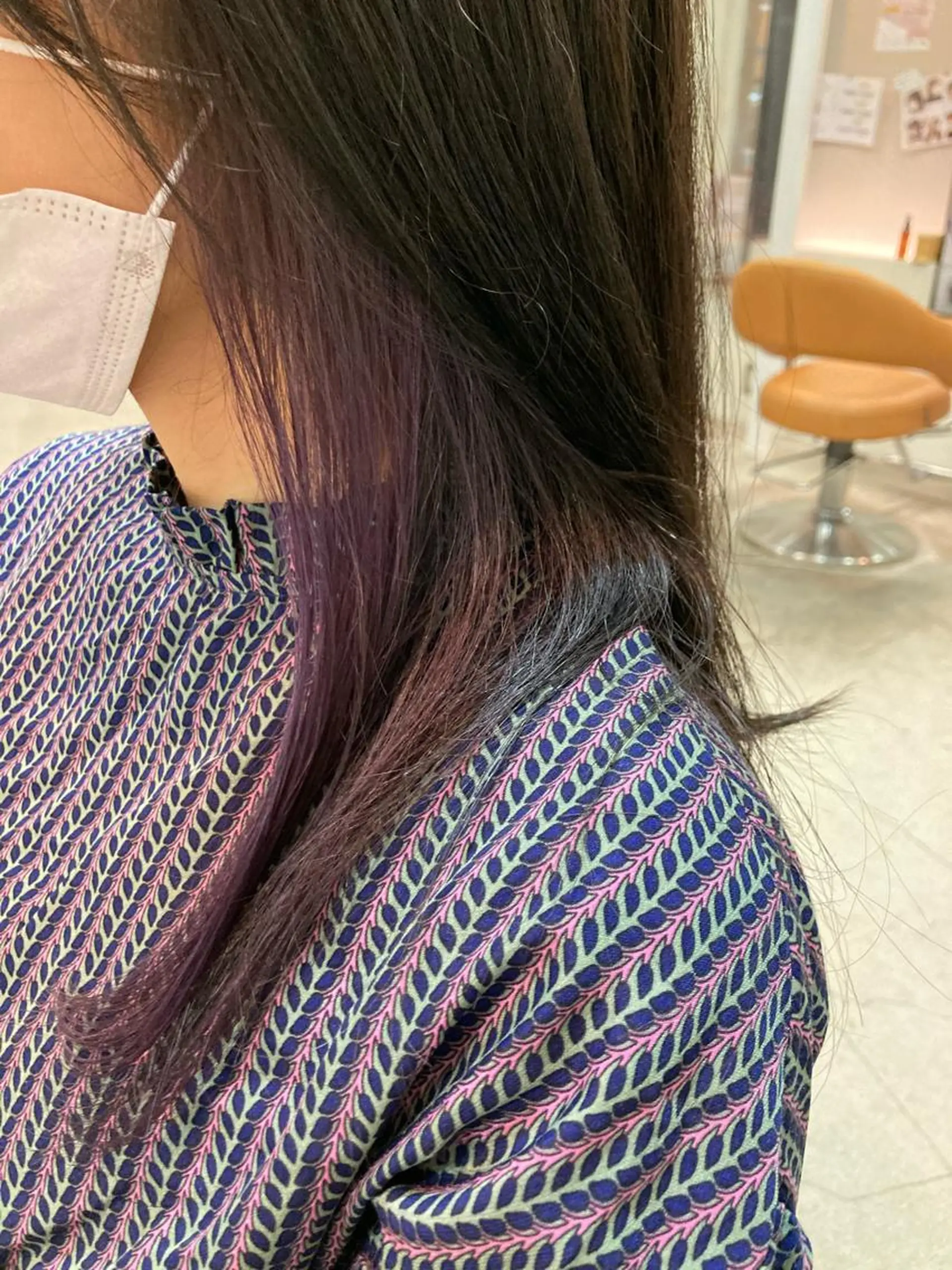 カラー インナーカラー ヘアカラー 渡辺 優のヘアスタイル