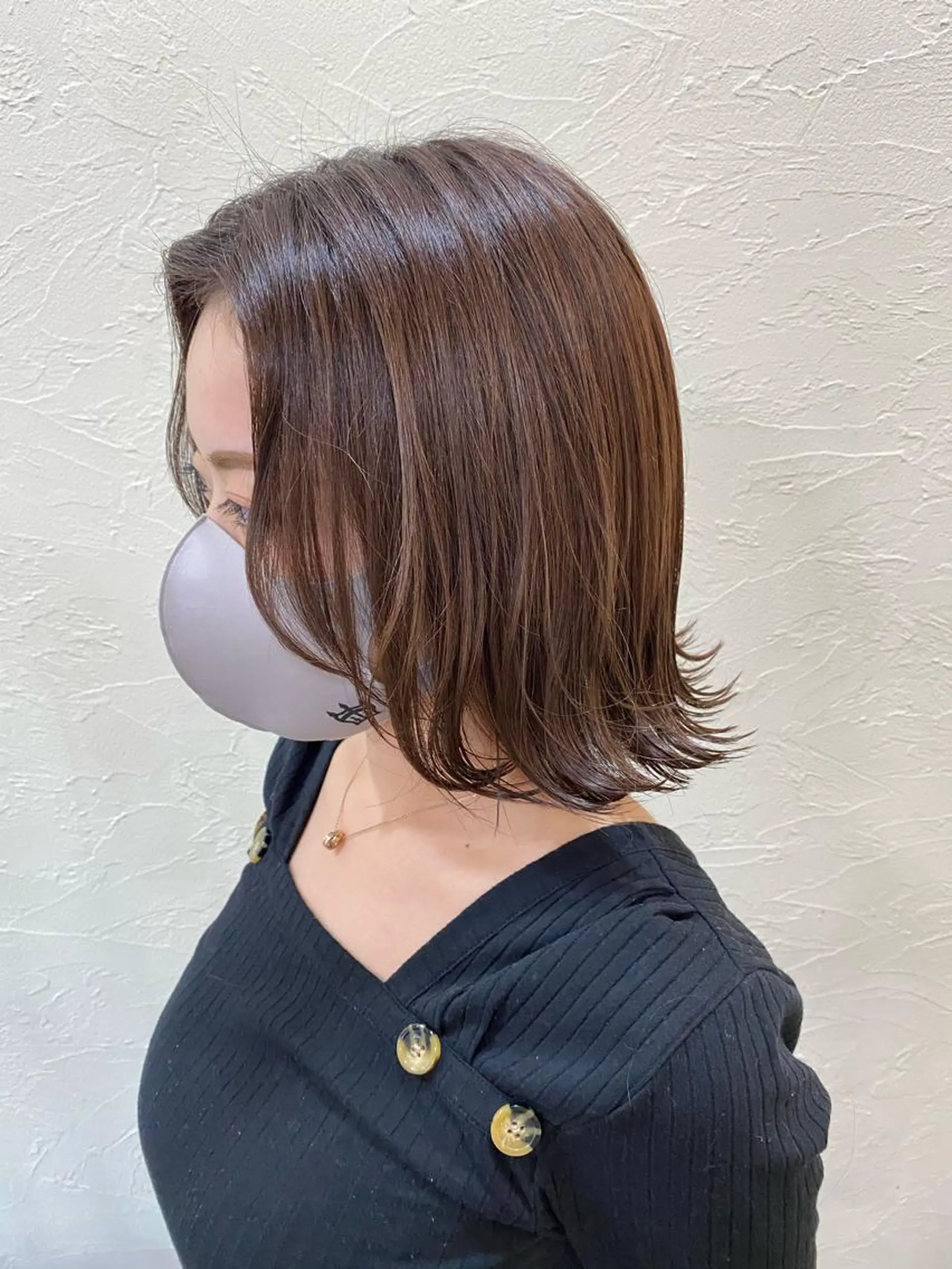 ショート カラー レイヤーカット ローレイヤー カット ヘアカラー トリートメント ENIF ヤマグチアツコのヘアスタイル