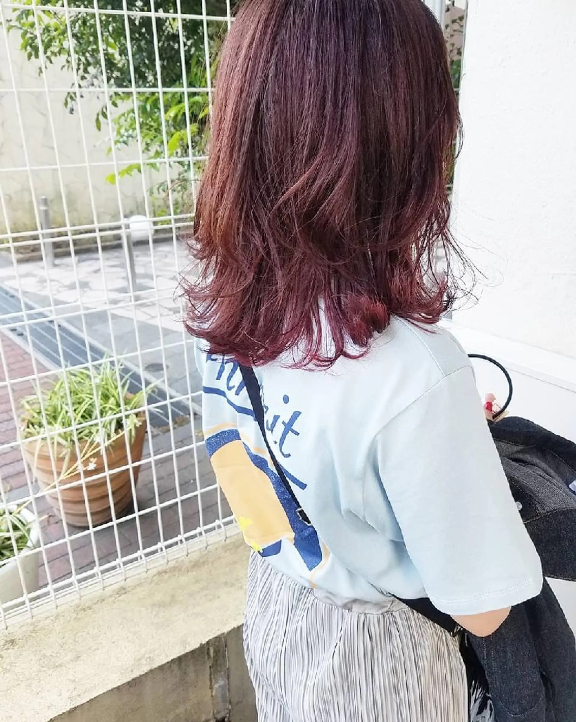 カラー 🙃 透明感カラー/ボブのヘアスタイル