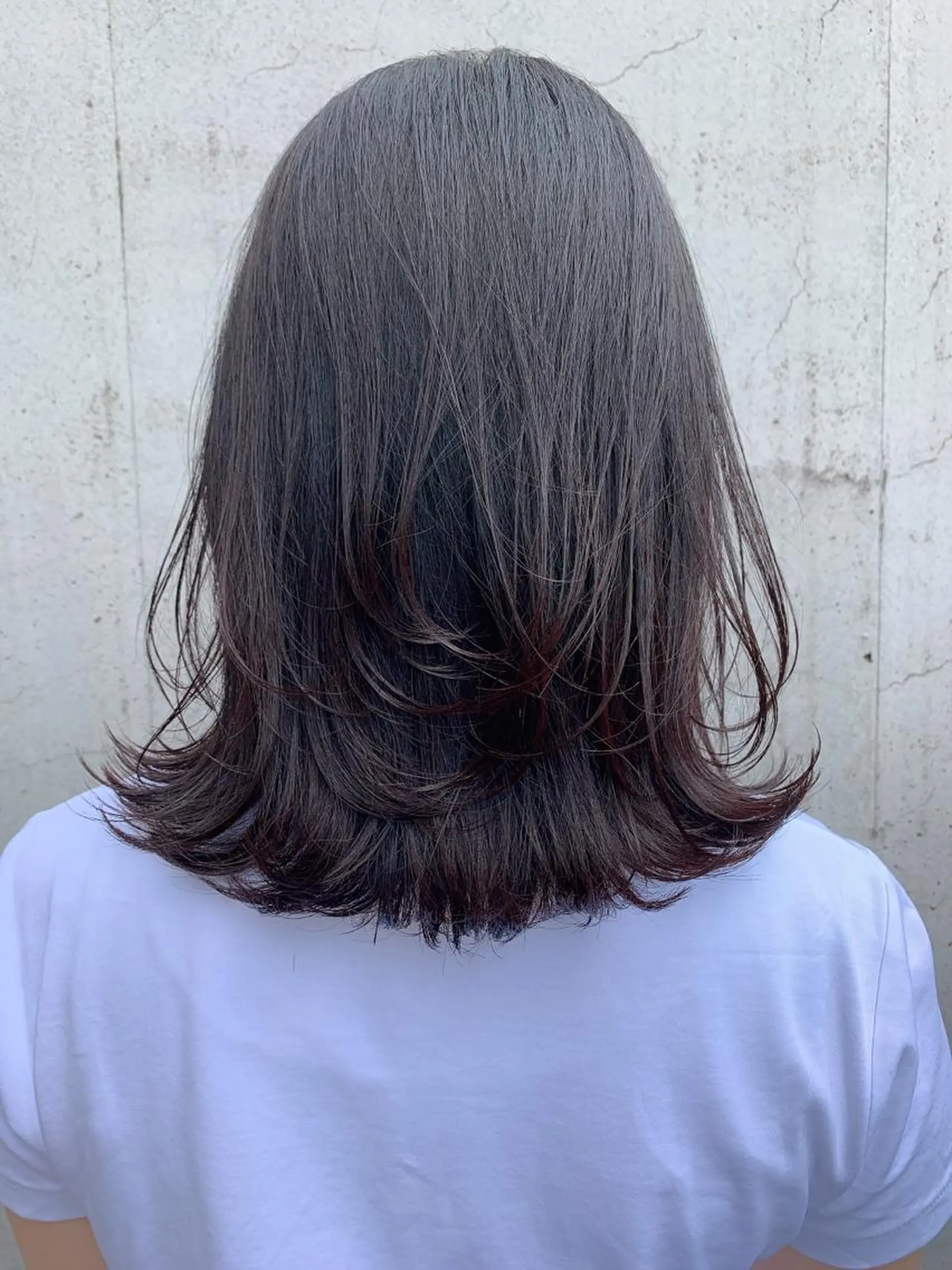 ミディアム カラー ヘアカラー 寺山 佳貴のヘアスタイル