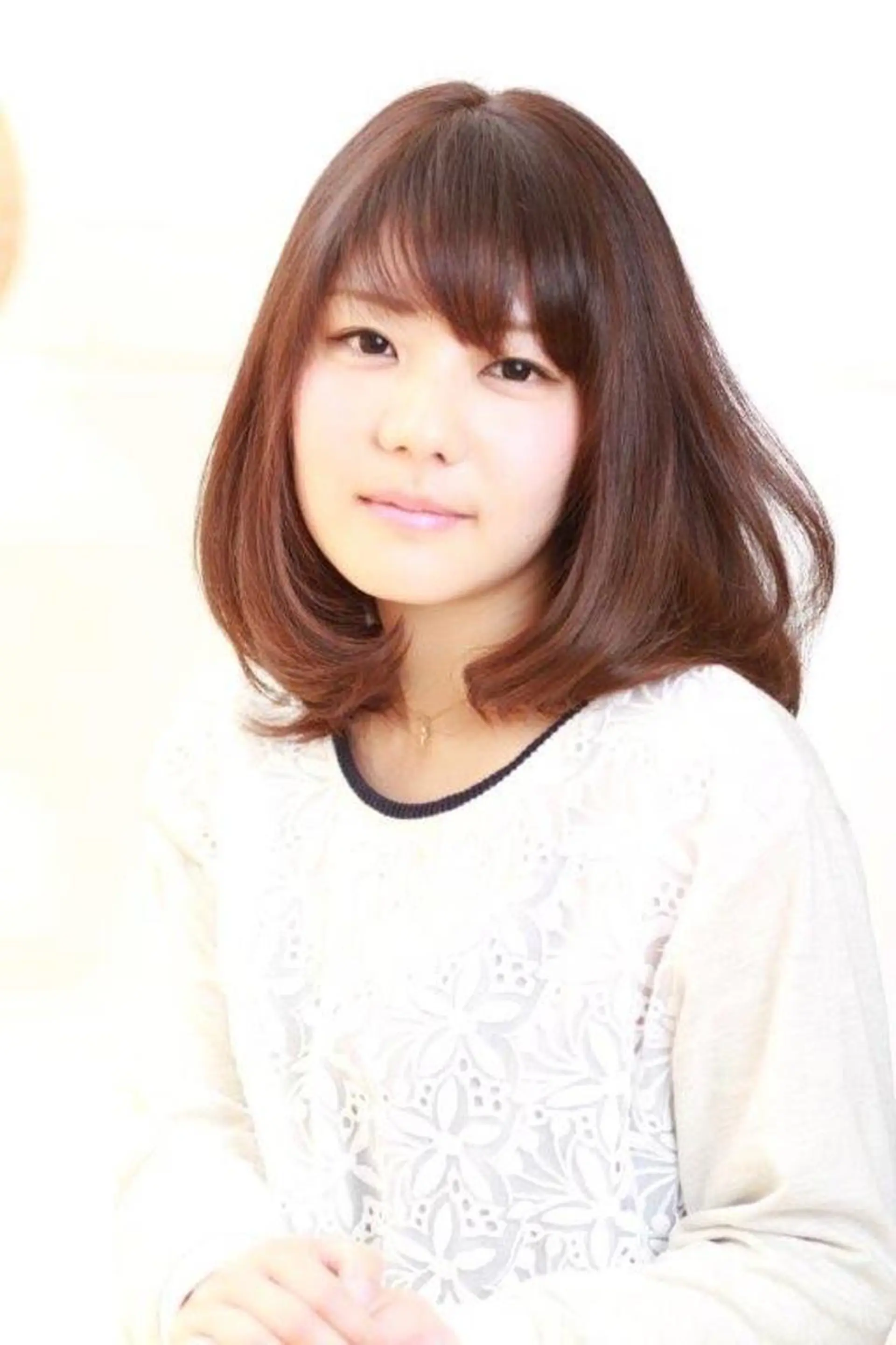 セミロング カット ヘアカラー トリートメント 金子 直樹のヘアスタイル