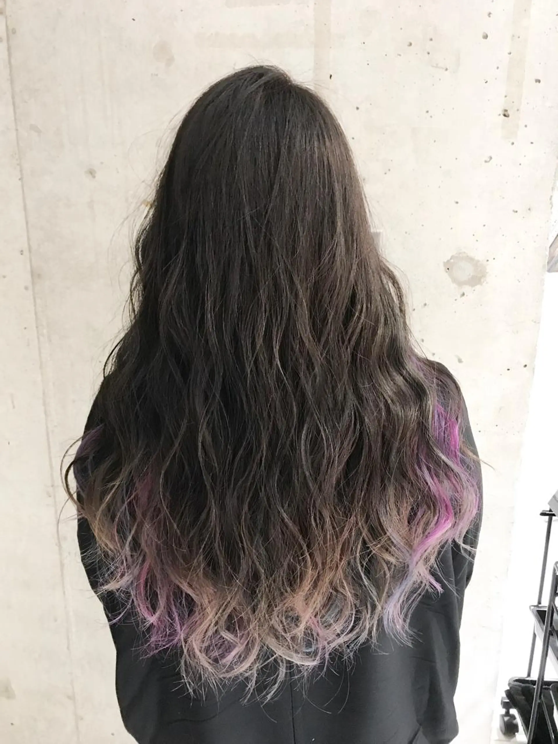 ロング カラー ヘアアレンジ グラデーションカラー ハイライトカラー ユニコーンカラー ハイライト 今井 由佳のヘアスタイル