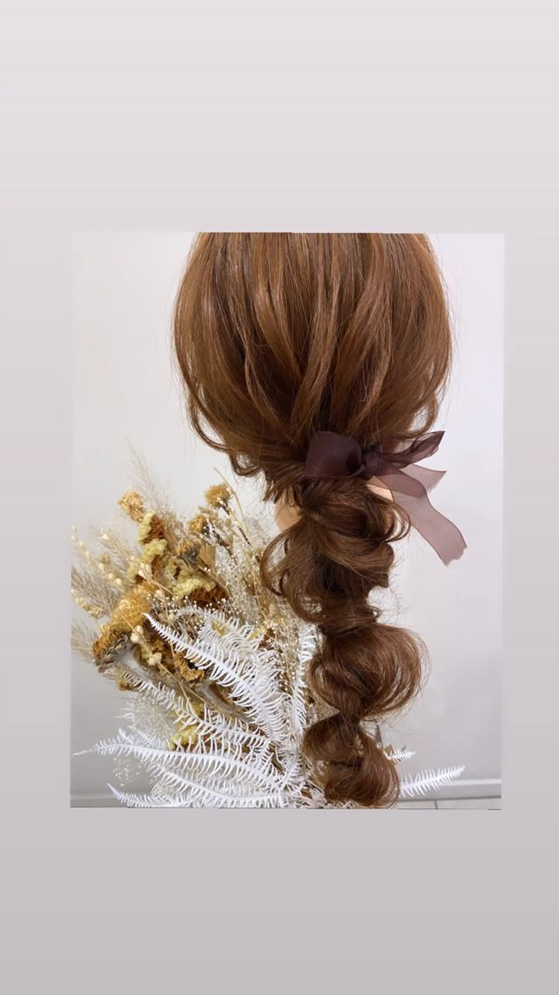 セミロング ヘアアレンジ marju銀座 マージュギンザのヘアスタイル