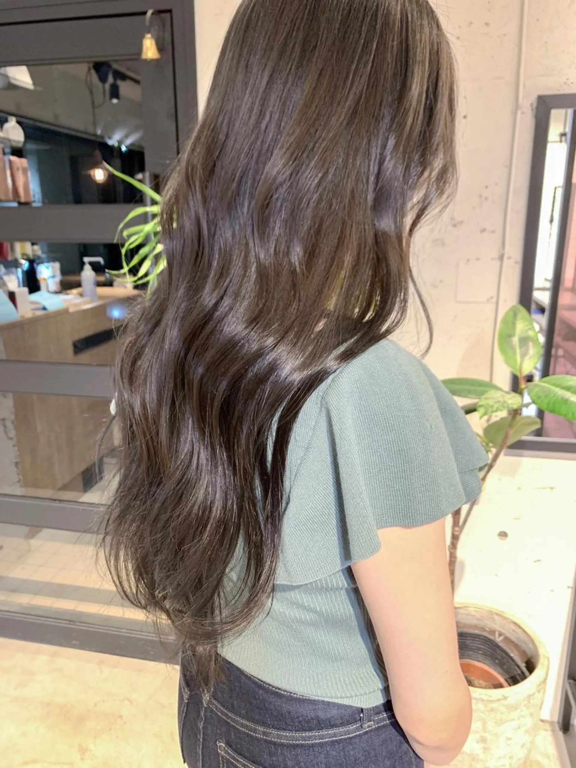 ロング カラー ヘアアレンジ カット ヘアカラー トリートメント yuka .のヘアスタイル