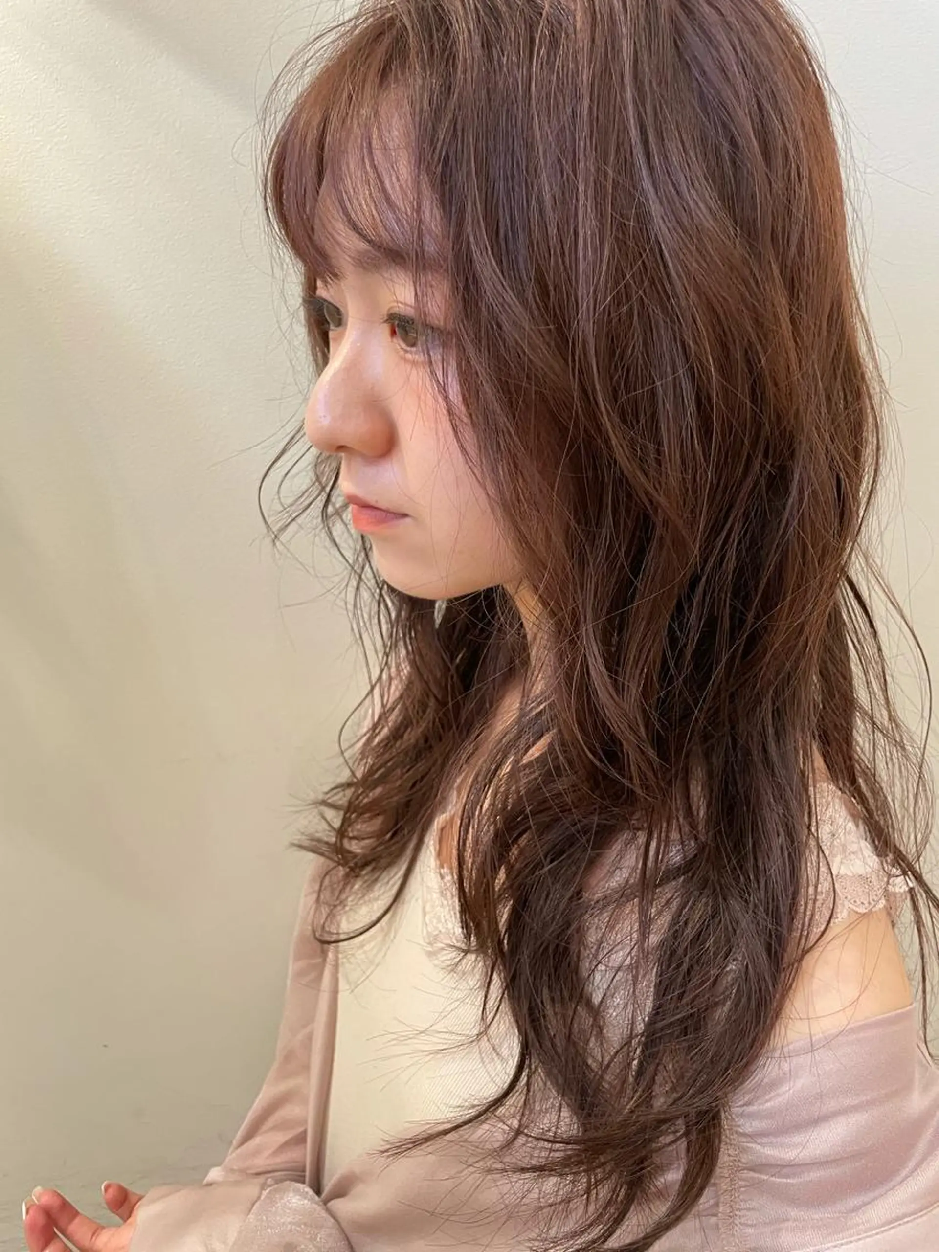 ロング 韓国風レイヤーカット 🇰🇷❕モカのヘアスタイル