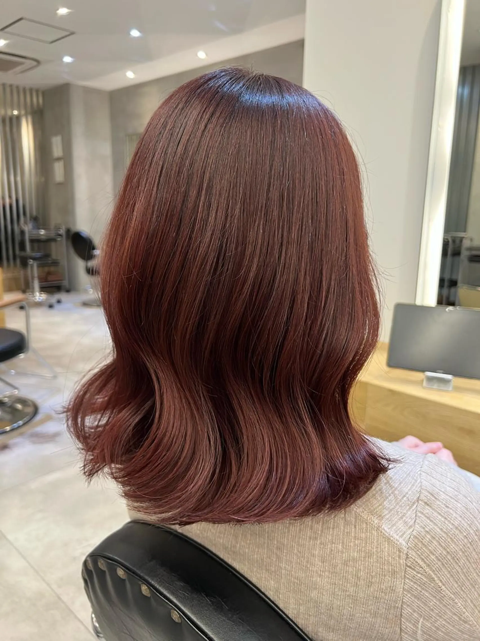 ミディアム カット ヘアカラー トリートメント ♡可愛い艶髪特化♡ 艶髪先生のヘアスタイル