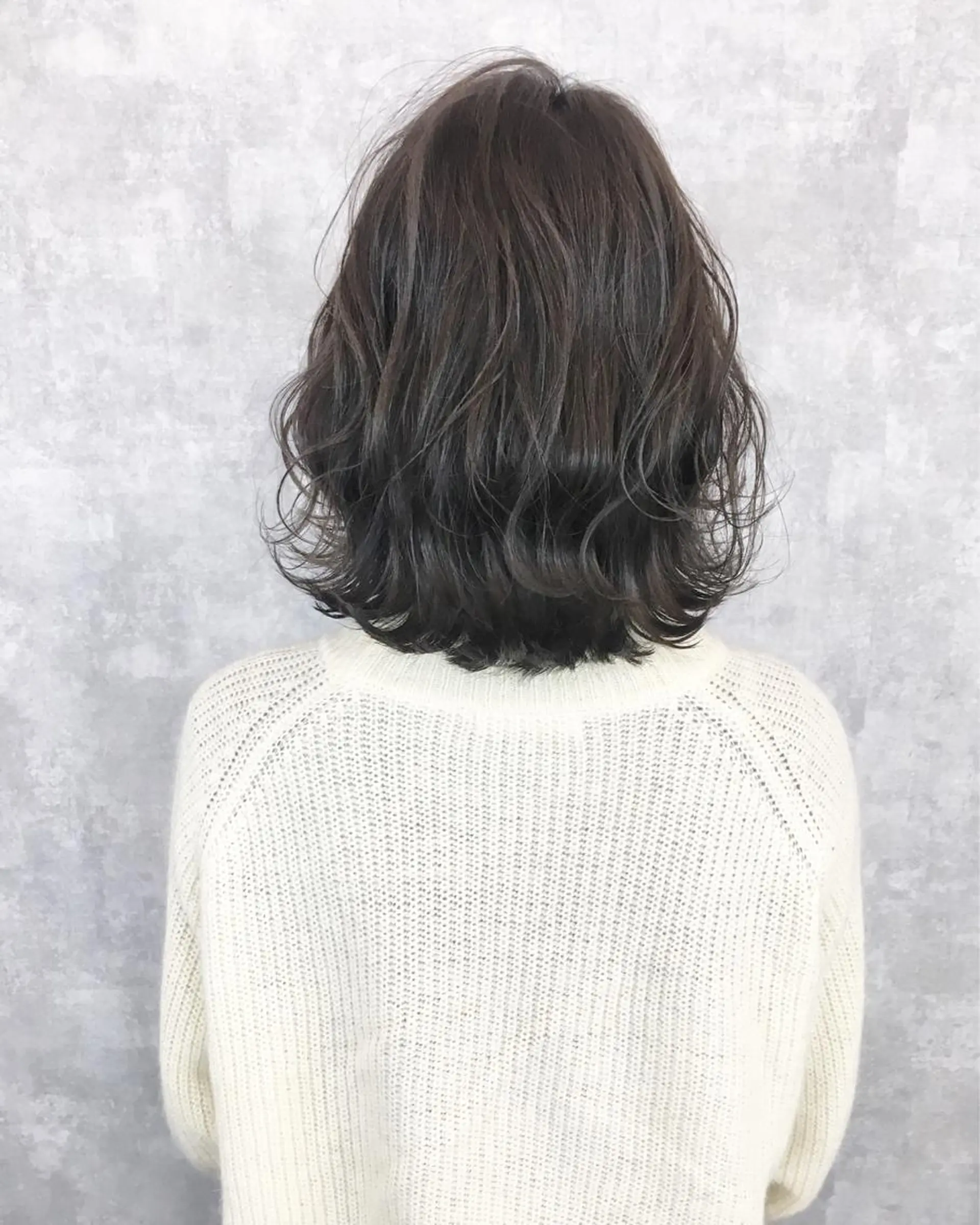 ミディアム カラー レイヤーカット BLend 渋谷のヘアスタイル