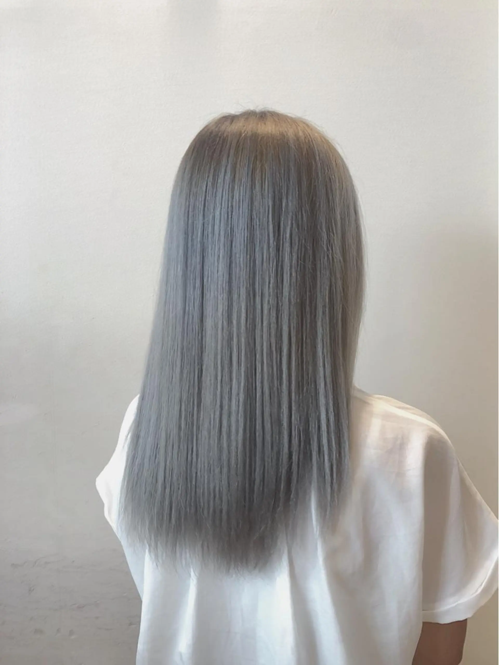 ロング カラー ヘアアレンジ アッシュ ブリーチ 透明感カラー ニシダヒカリ🌙 髪質改善×似合わせのヘアスタイル