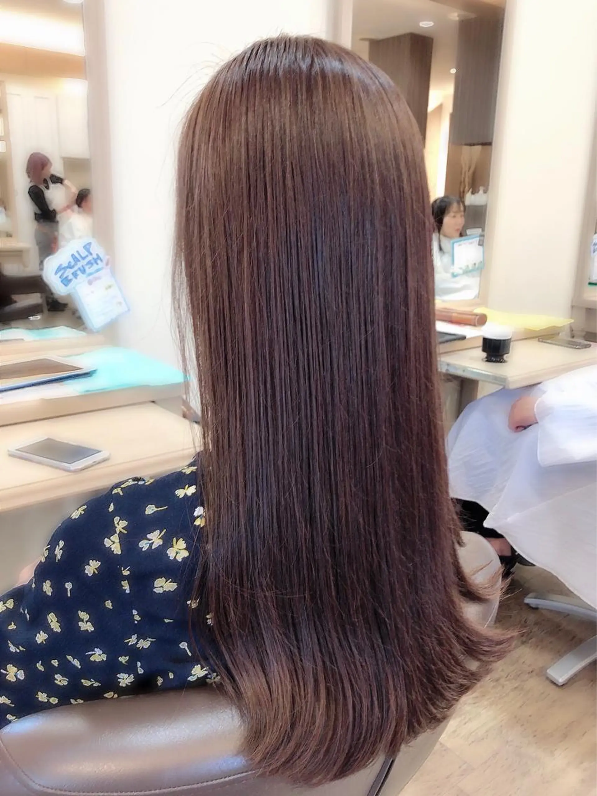 ロング カラー イルミナカラー ラベンダーカラー ピンクカラー ピンクラベンダー ヘアカラー 尚平 40代からの 髪質改善専門のその他イメージ