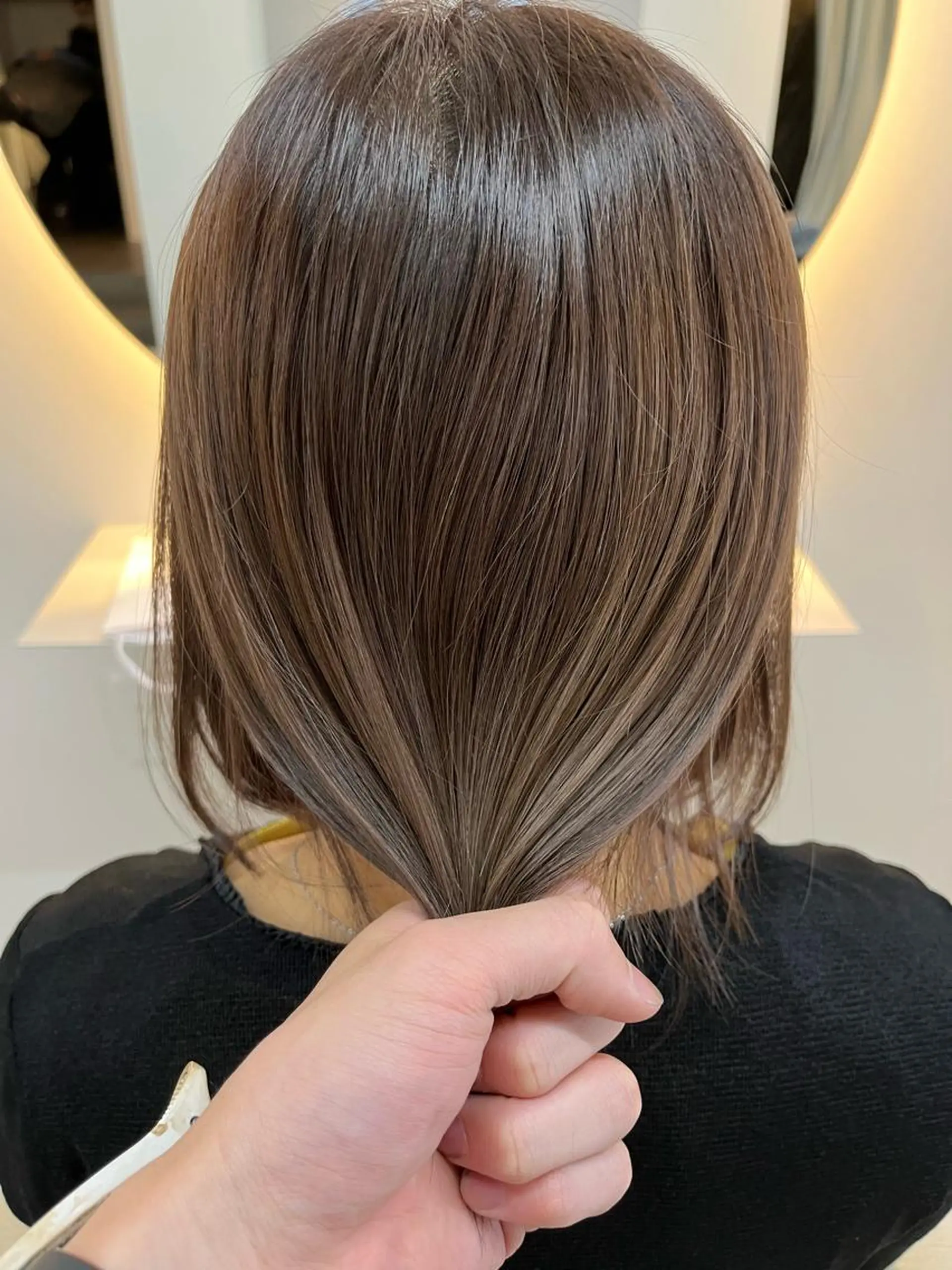 ミディアム カラー 透明感カラー/艶髪/ 高城潤也のヘアスタイル