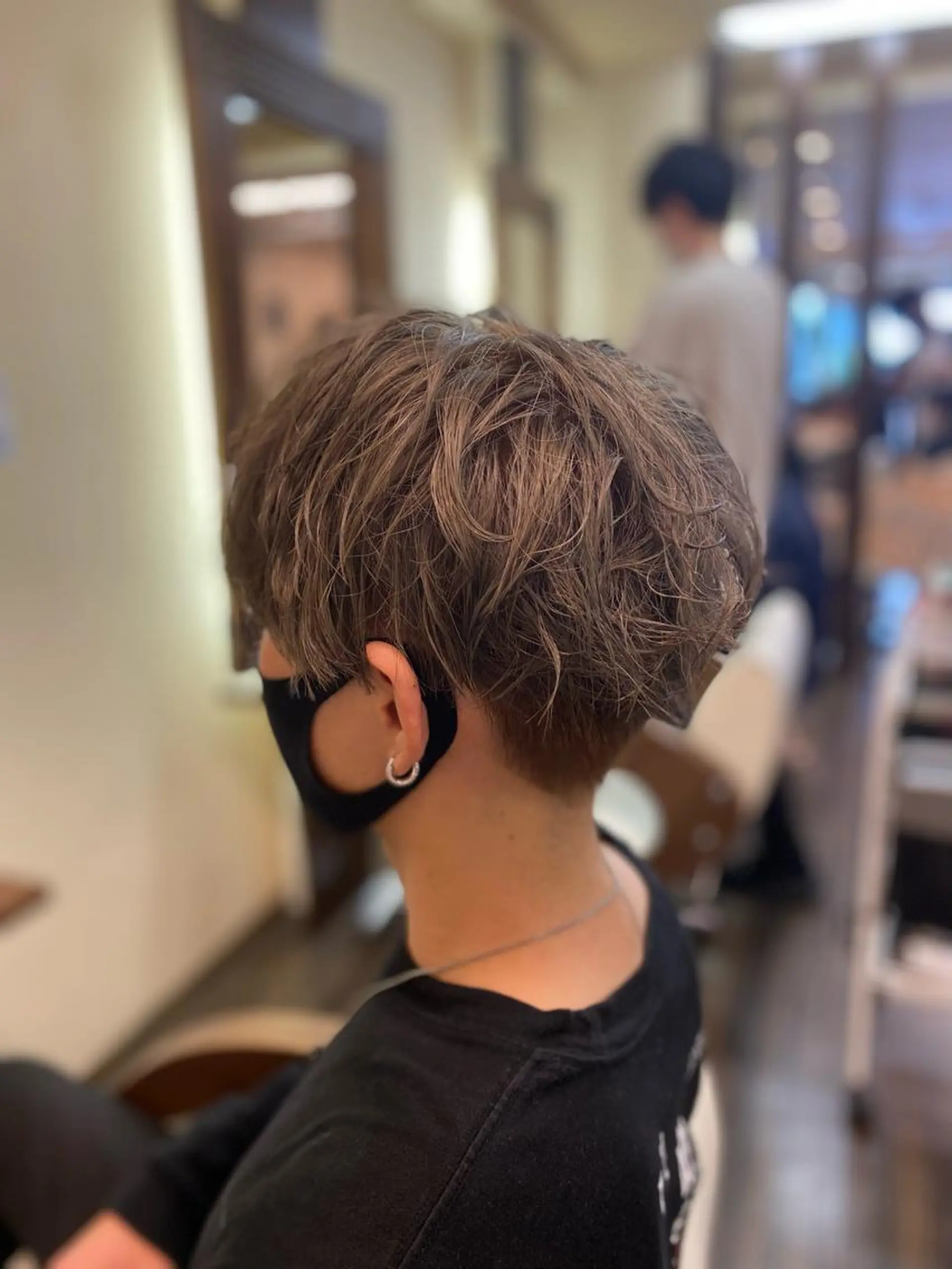 ショート カラー メンズ ヘアカラー トリートメント 加藤 瑠美のヘアスタイル