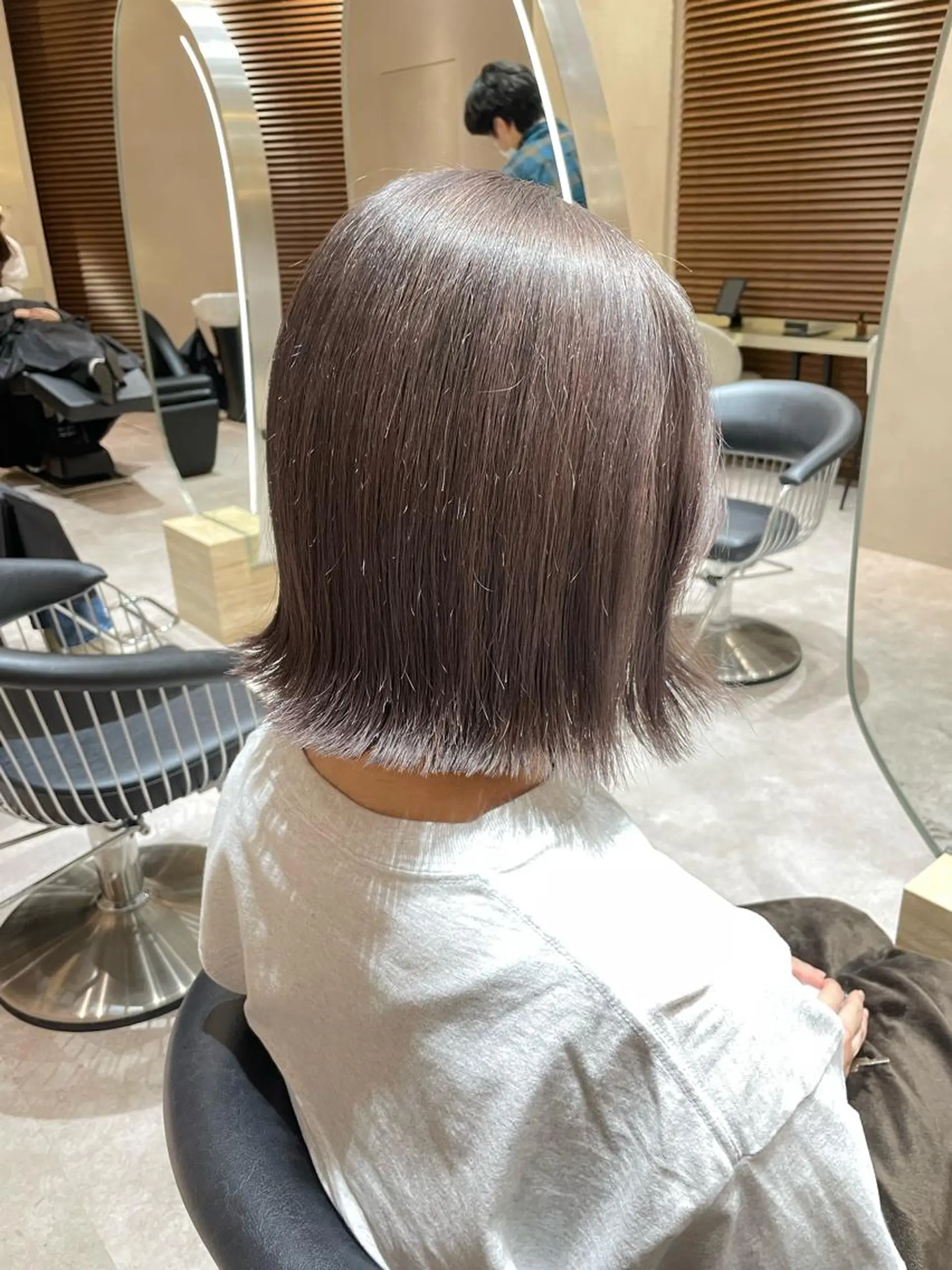 ミディアム カット ヘアカラー トリートメント HAVANA MIZUKIのヘアスタイル