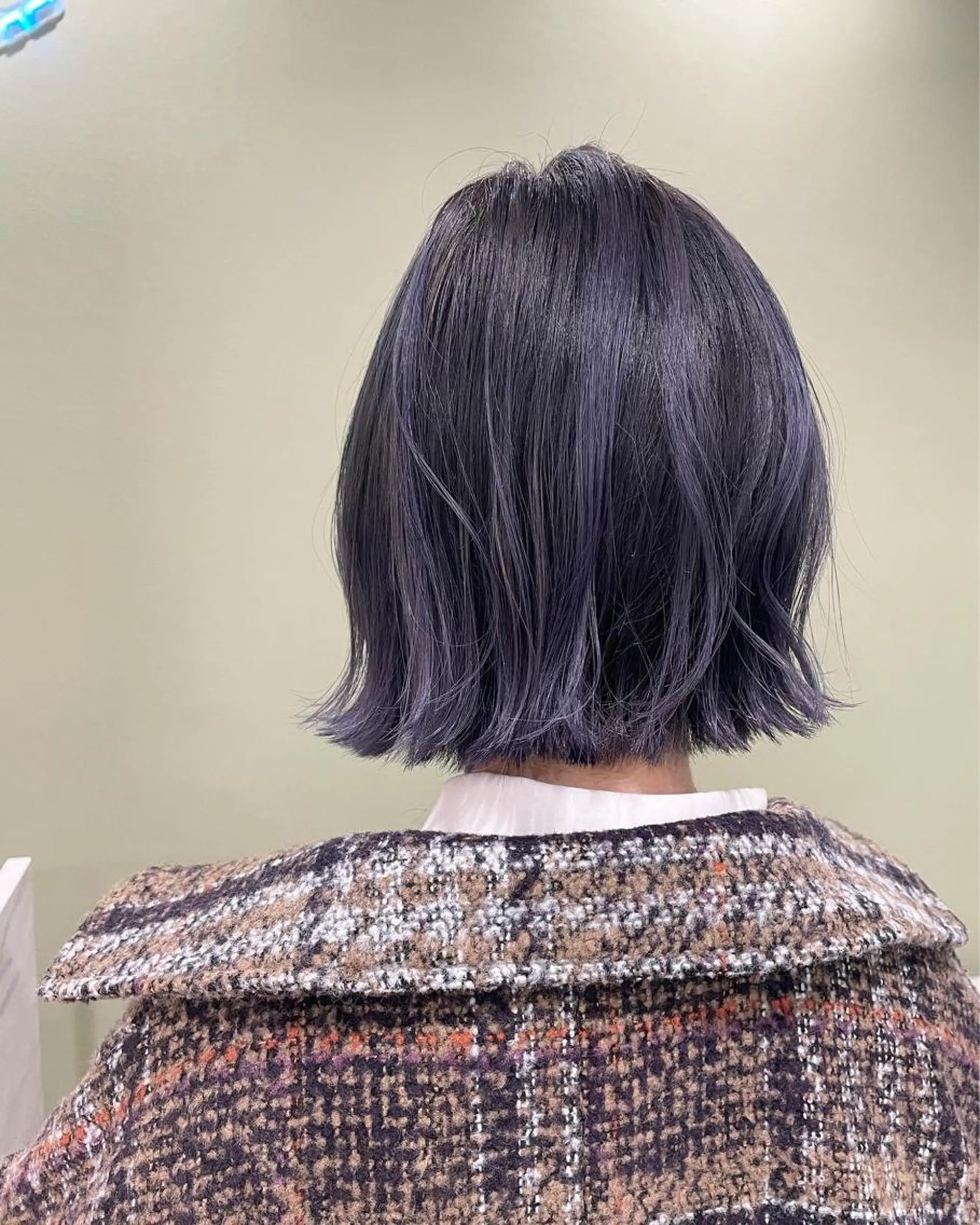 ミディアム カラー バレイヤージュ ラベンダーカラー ボブ レイヤーカット カット ヘアカラー YAWN所属・YAWN《ヨウン》 Yucaのその他イメージ