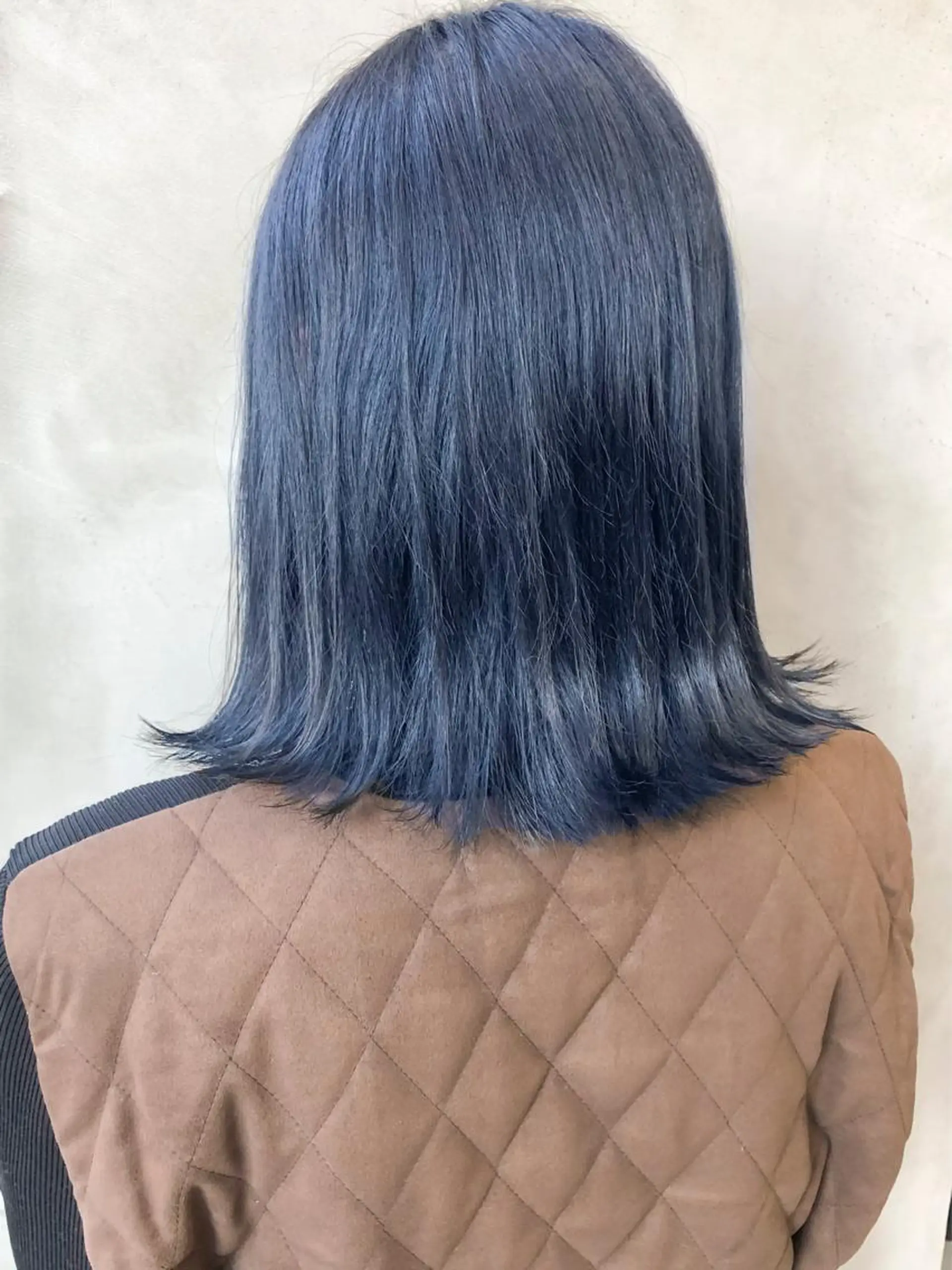 カラー ネイビーカラー ショート・ボブ 徳竹淳一のヘアスタイル