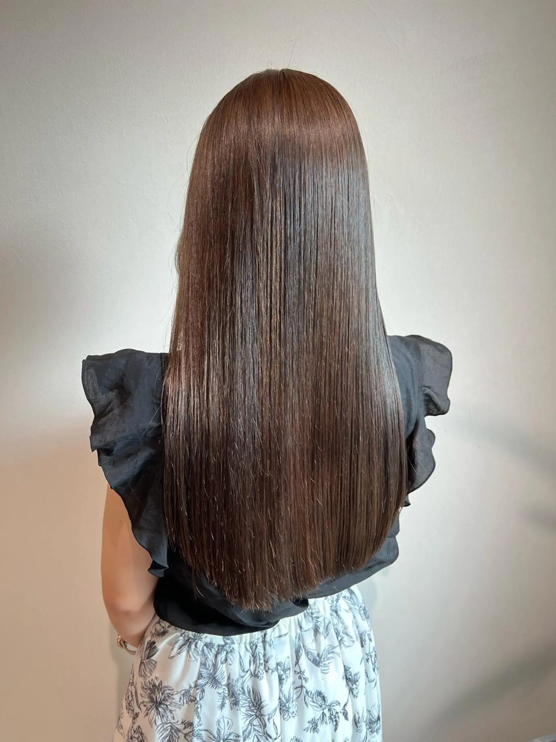 ロング カラー グレージュ 韓国風ヘア 韓国レイヤー🇰🇷 韓国研修◎渋谷カイトのヘアスタイル