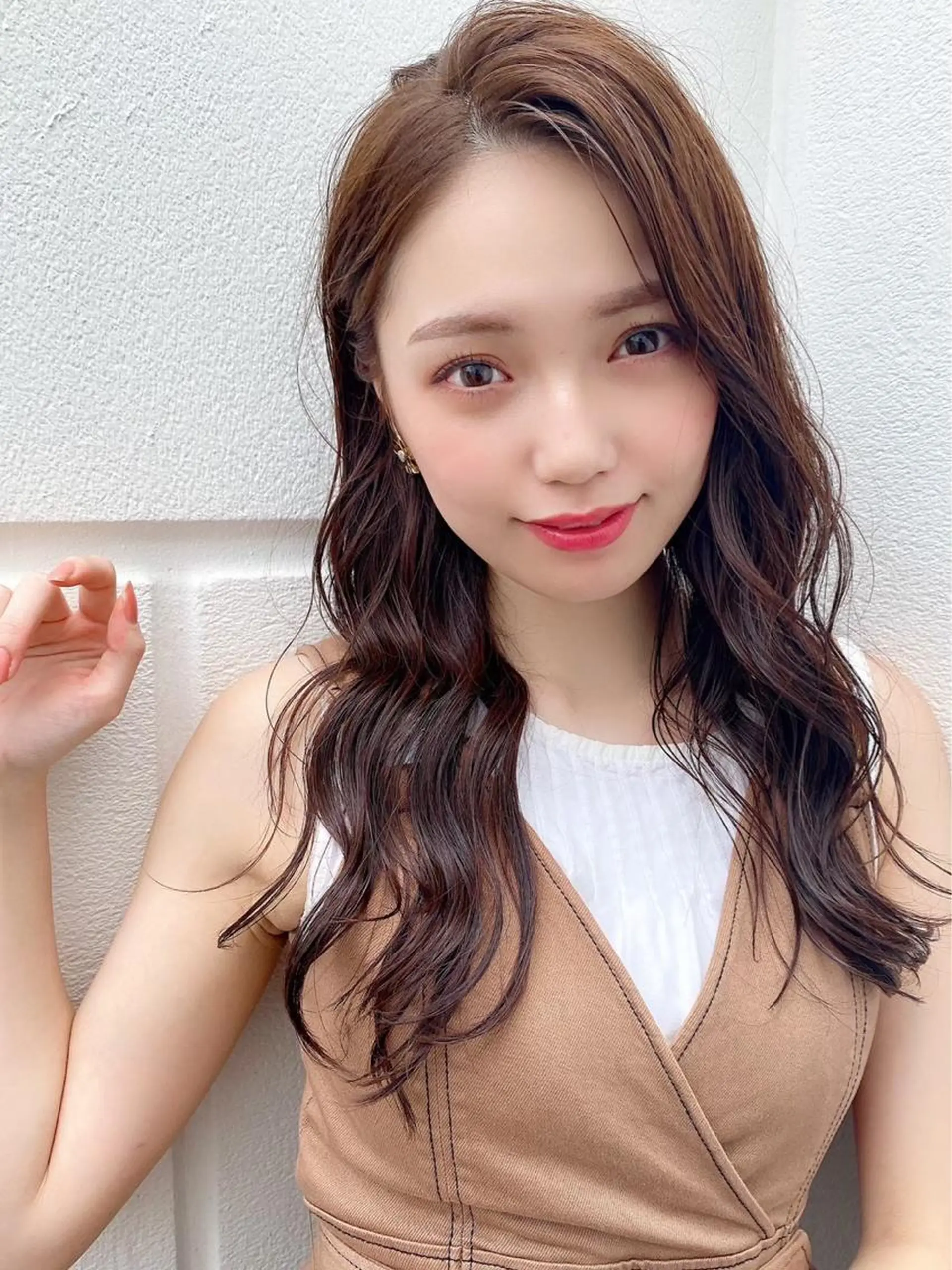 セミロング カラー 豊中/メンズ特化 岡田 龍之介のヘアスタイル